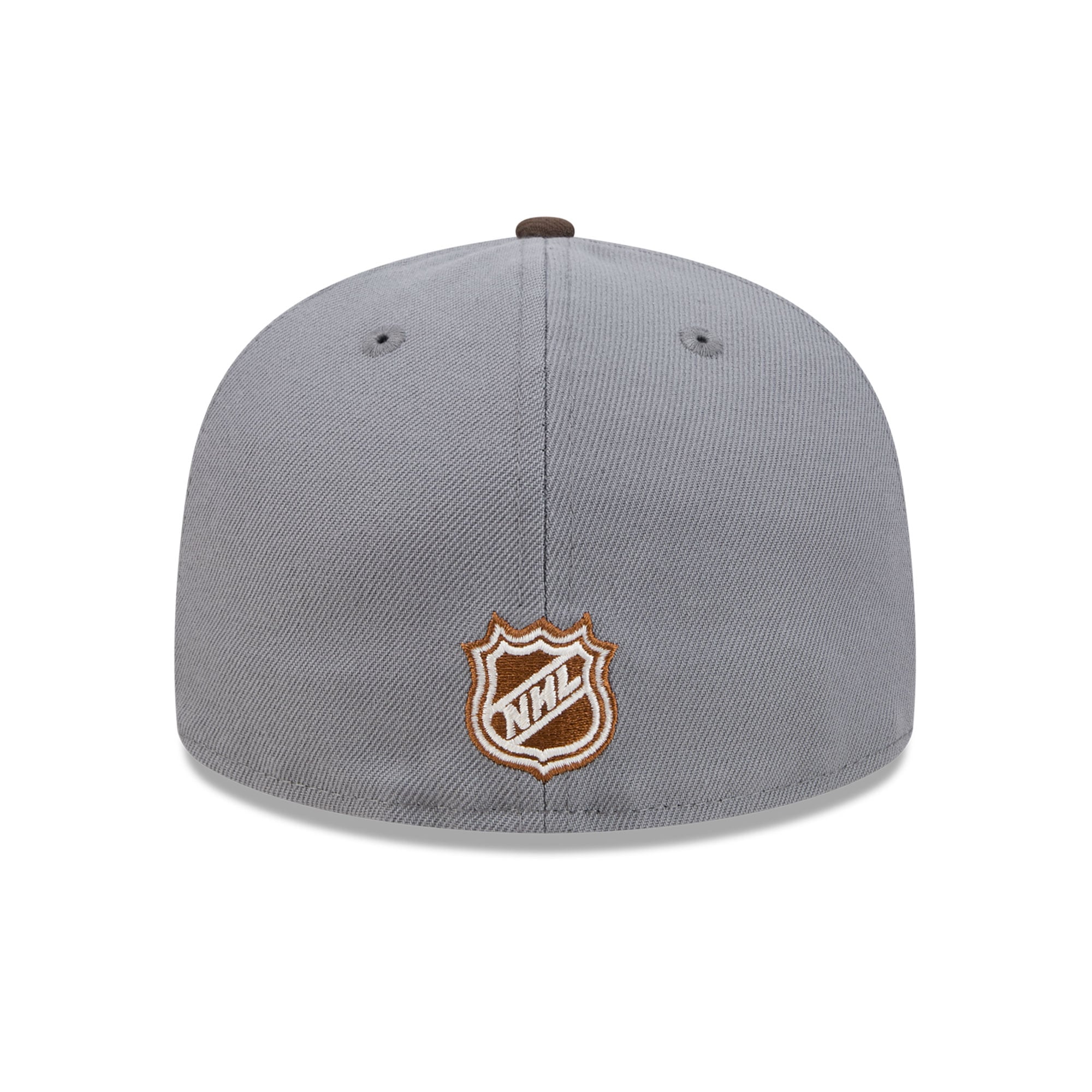 Men's New Era Charcoal/Brown Utah Mammoth Wood Tones 59FIFTY Fitted Hat