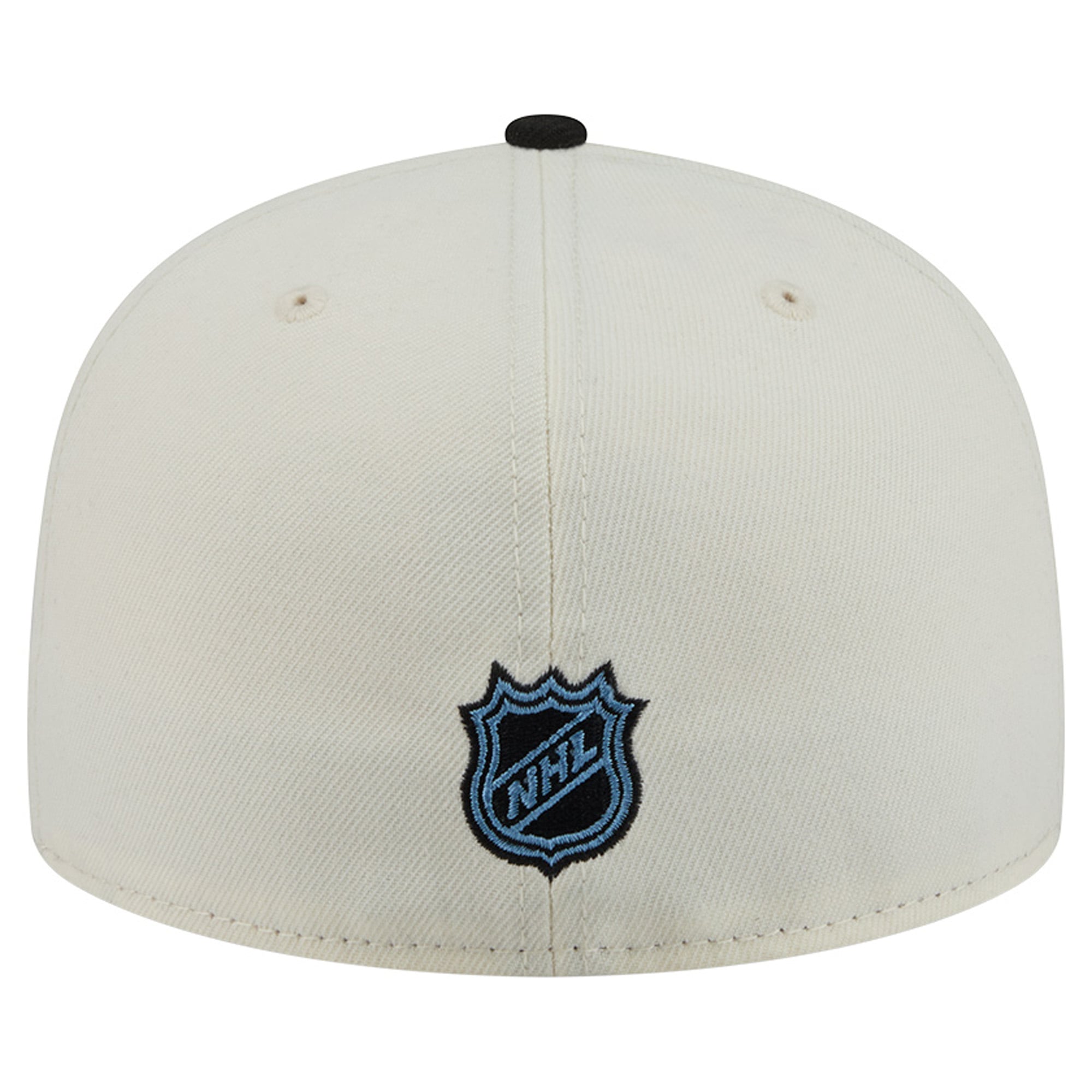 Casquette ajustée New Era Utah Mammoth Localized Stitched 59FIFTY pour homme, crème/noir