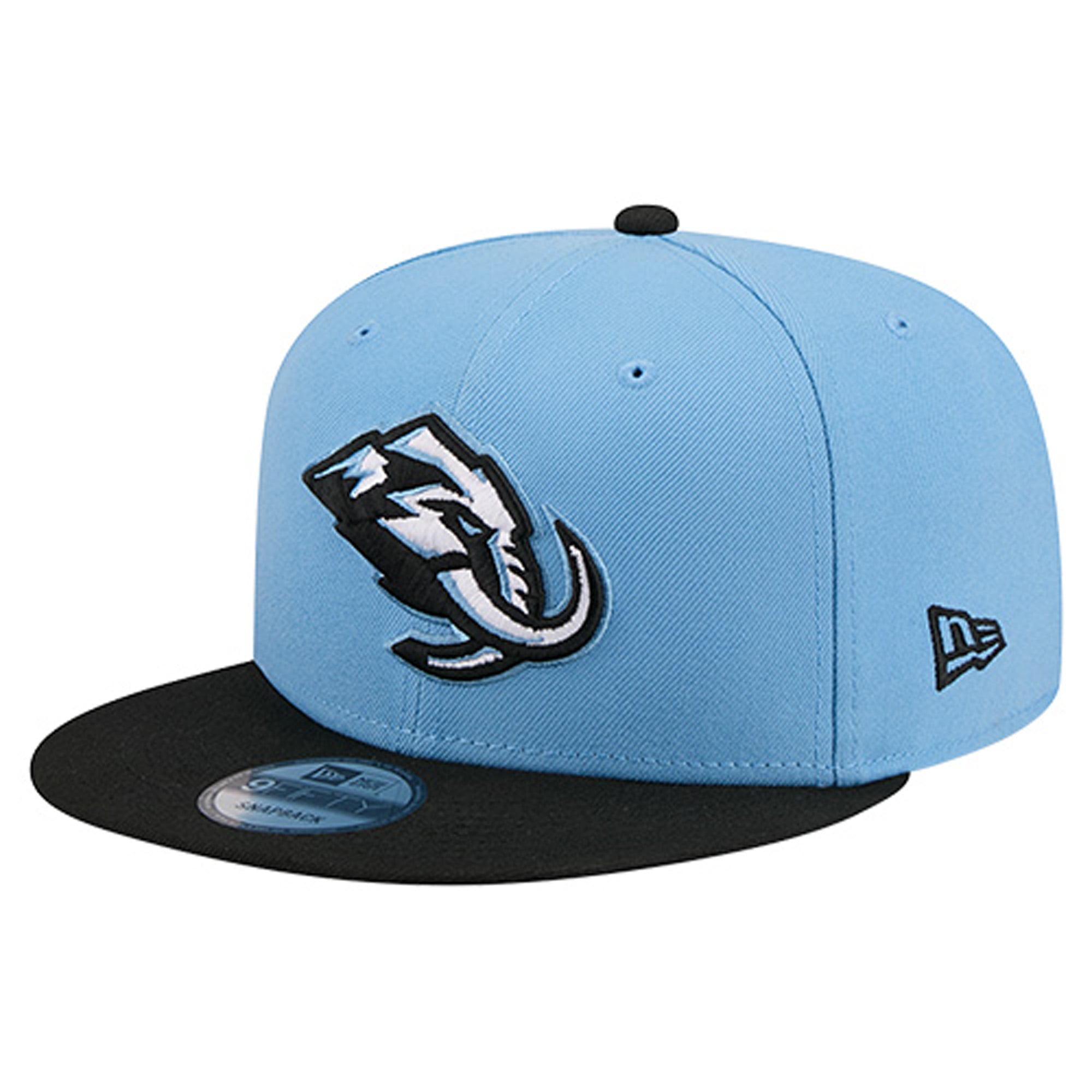 Casquette snapback bicolore Utah Mammoth 9FIFTY bleu clair New Era pour homme