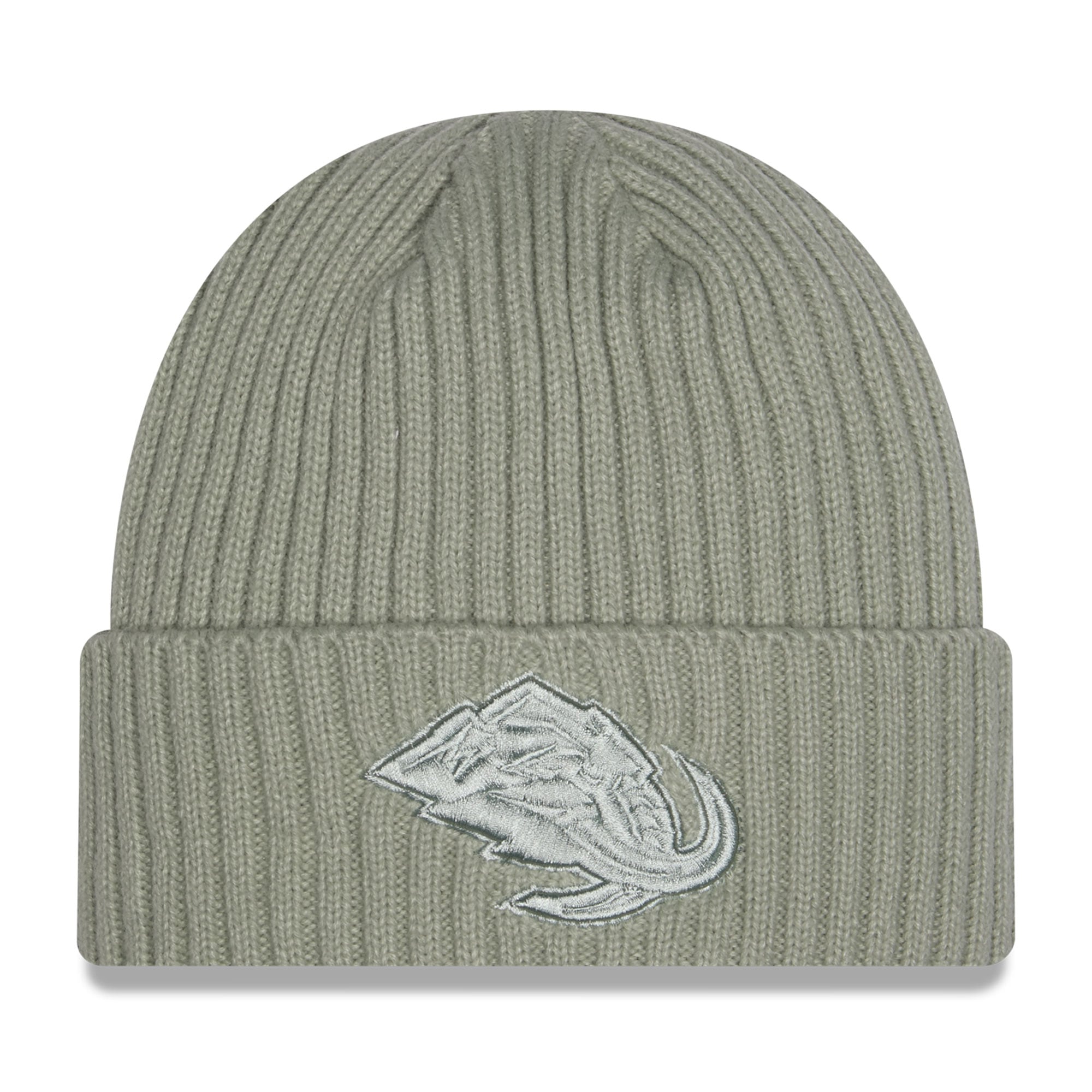 Men's New Era Sage Green Utah Mammoth Color Pack Cuffed Knit Hat