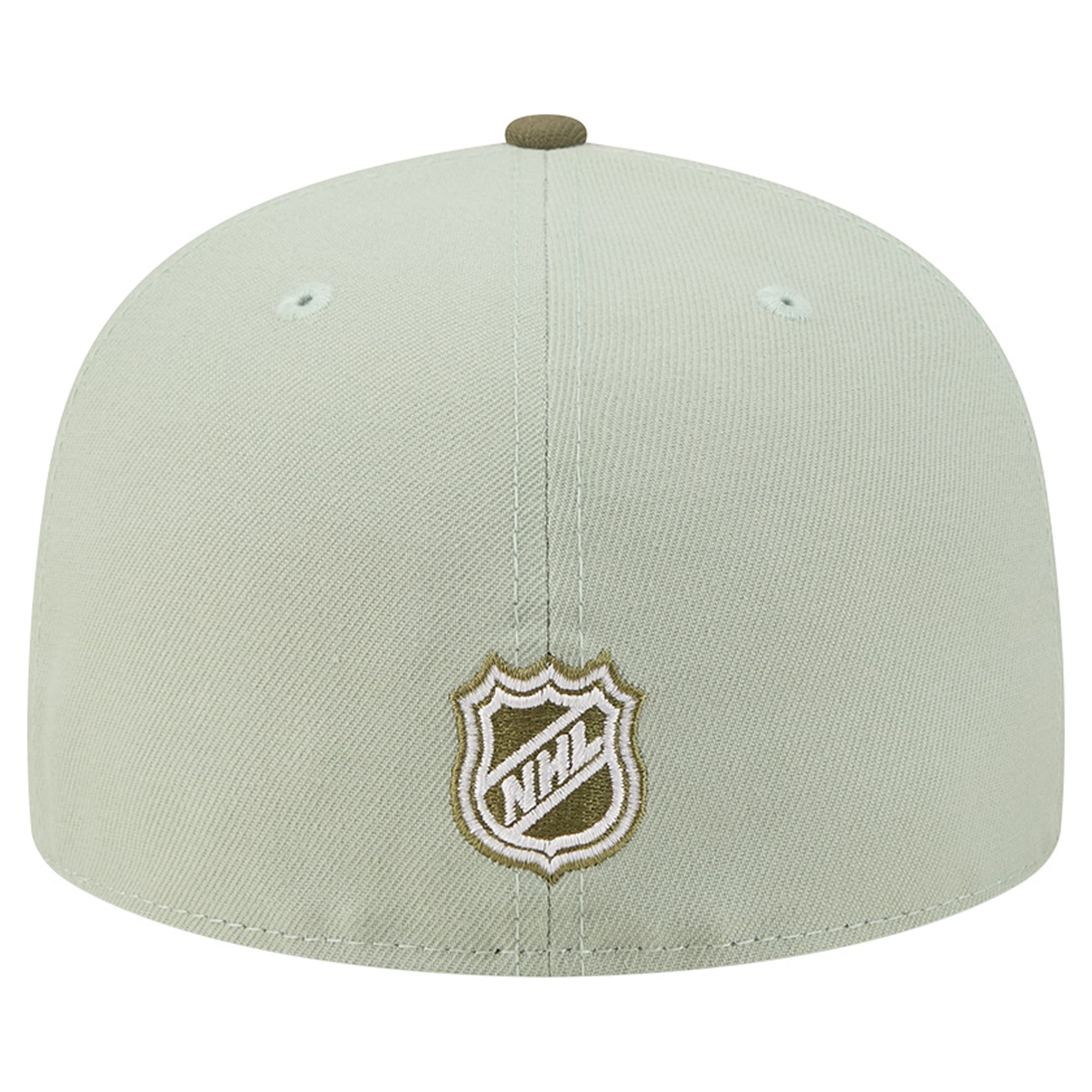 Casquette ajustée New Era Utah Mammoth 59FIFTY pour homme, vert sauge/olive