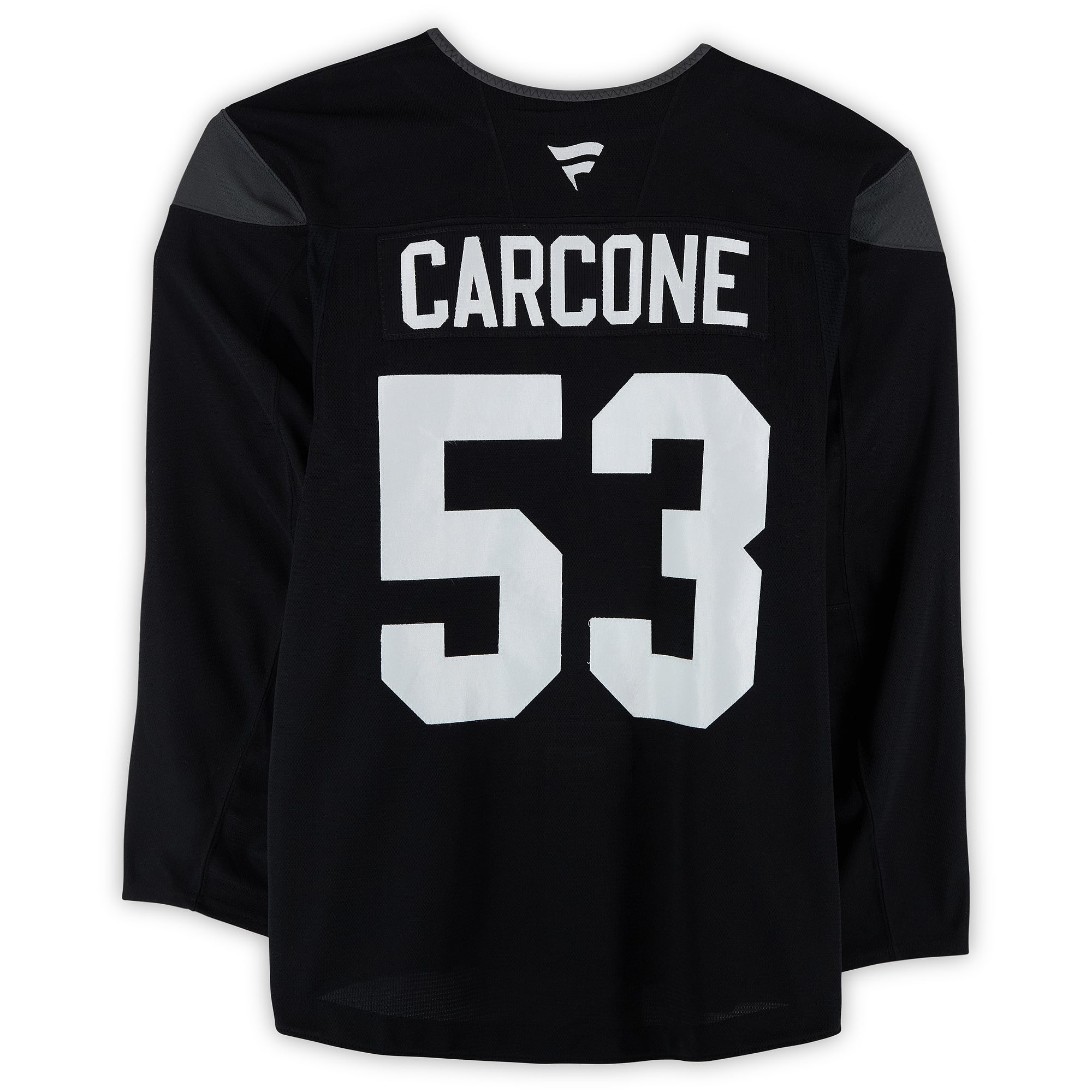 Michael Carcone Utah Mammoth Practice-Used #53 Black Jersey from the 2024-25 NHL Season