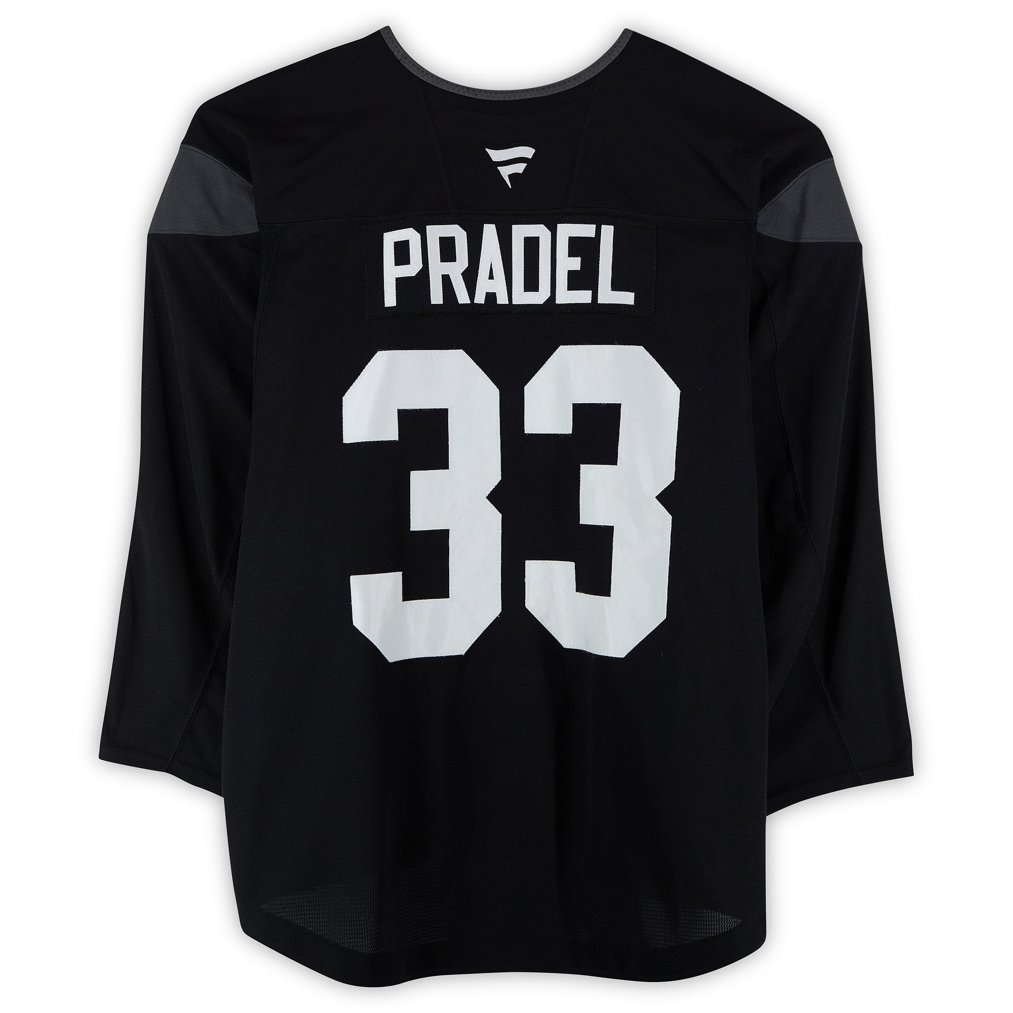 Michal Pradel Utah Mammoth Practice-Used #33 Black Jersey from the 2024-25 NHL Season
