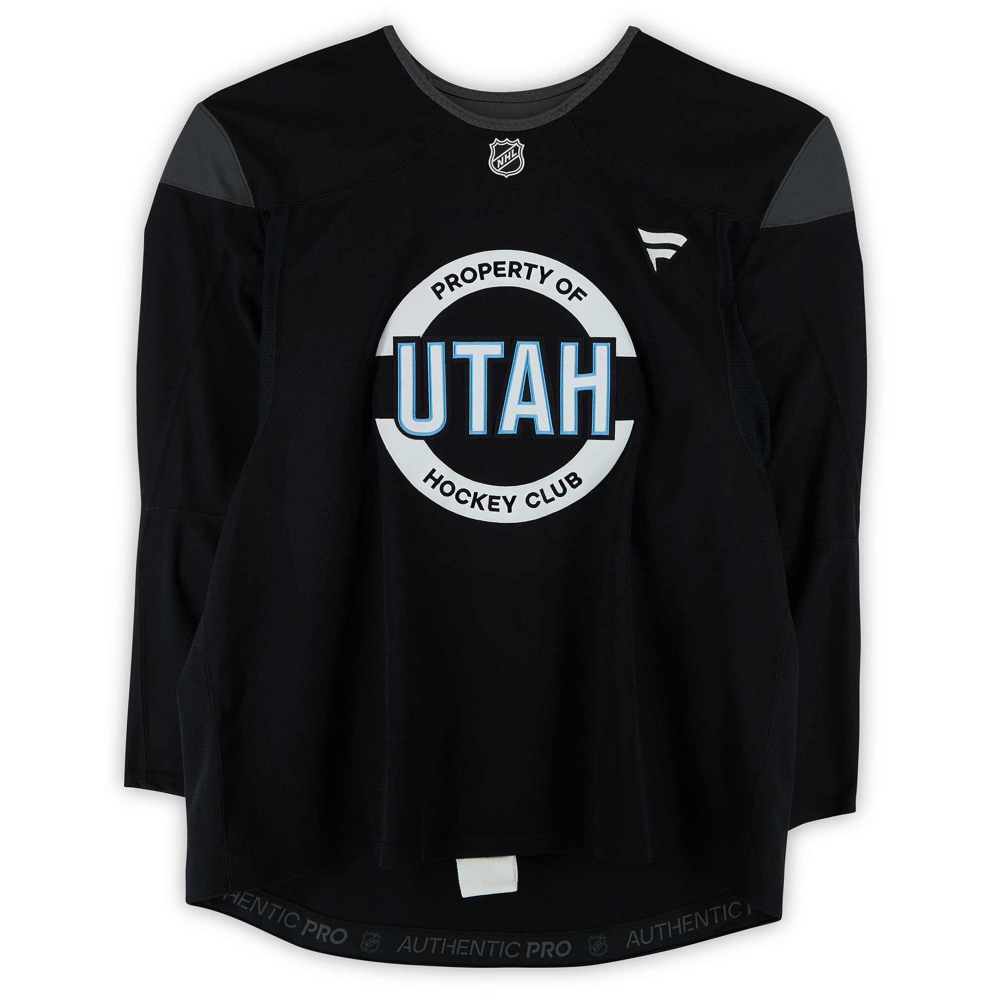 Michal Pradel Utah Mammoth Practice-Used #33 Black Jersey from the 2024-25 NHL Season