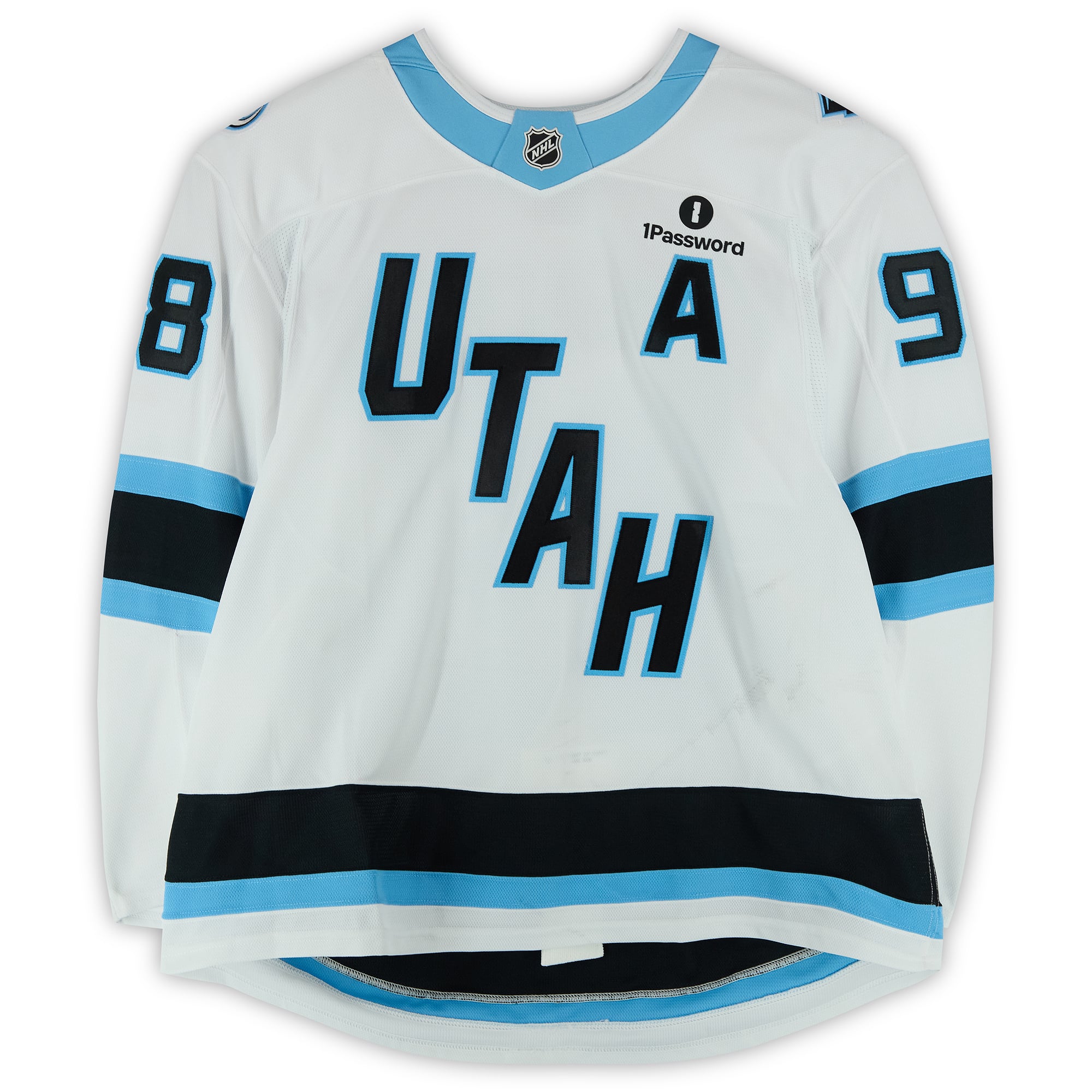 Mikhail Sergachev Utah Mammoth Game-Used #98 Jersey Worn During Round One of the 2026 Stanley Cup Playoffs vs. Vegas Golden Knights