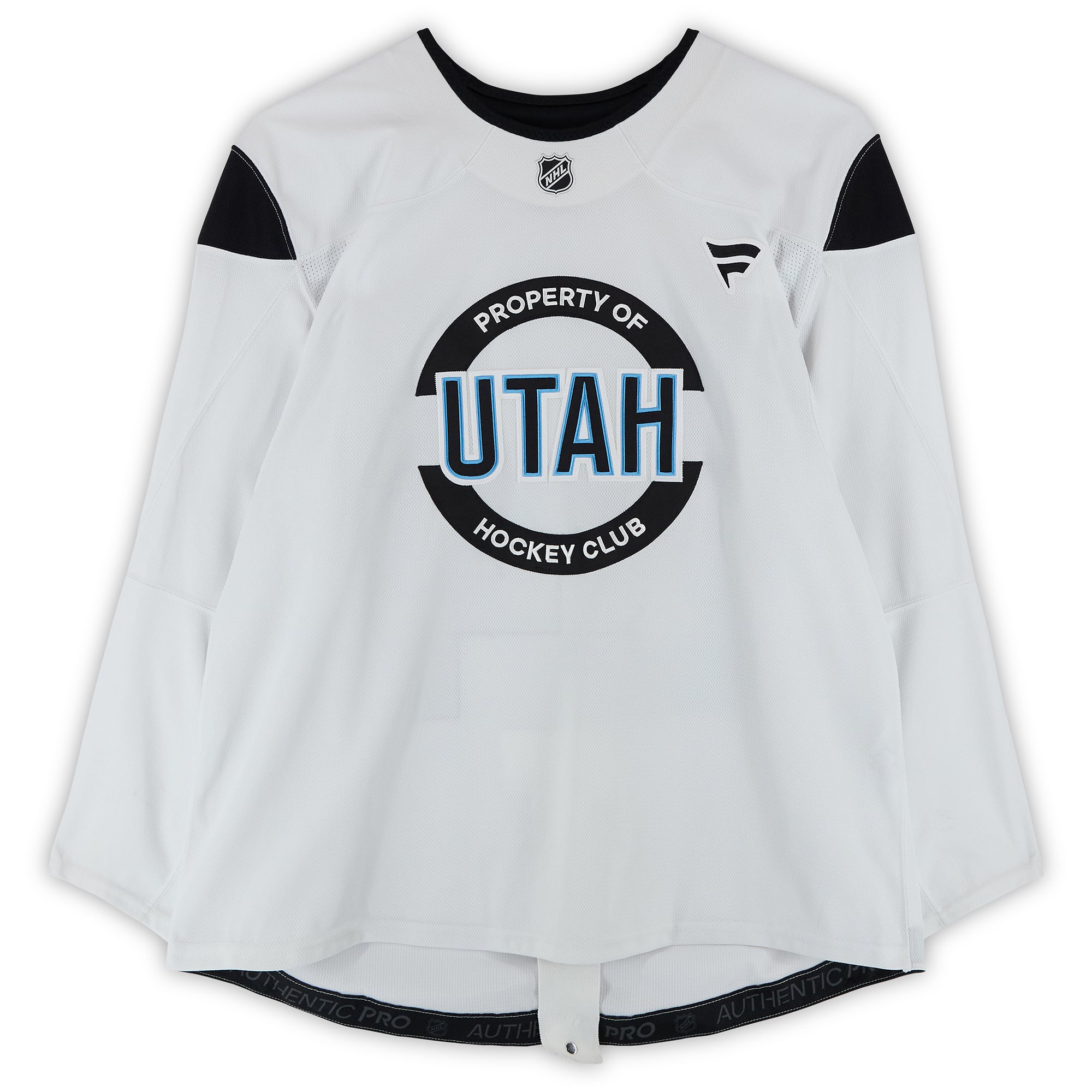 Miloš Kelemen Utah Mammoth Practice-Used #21 White Jersey from the 2024-25 NHL Season