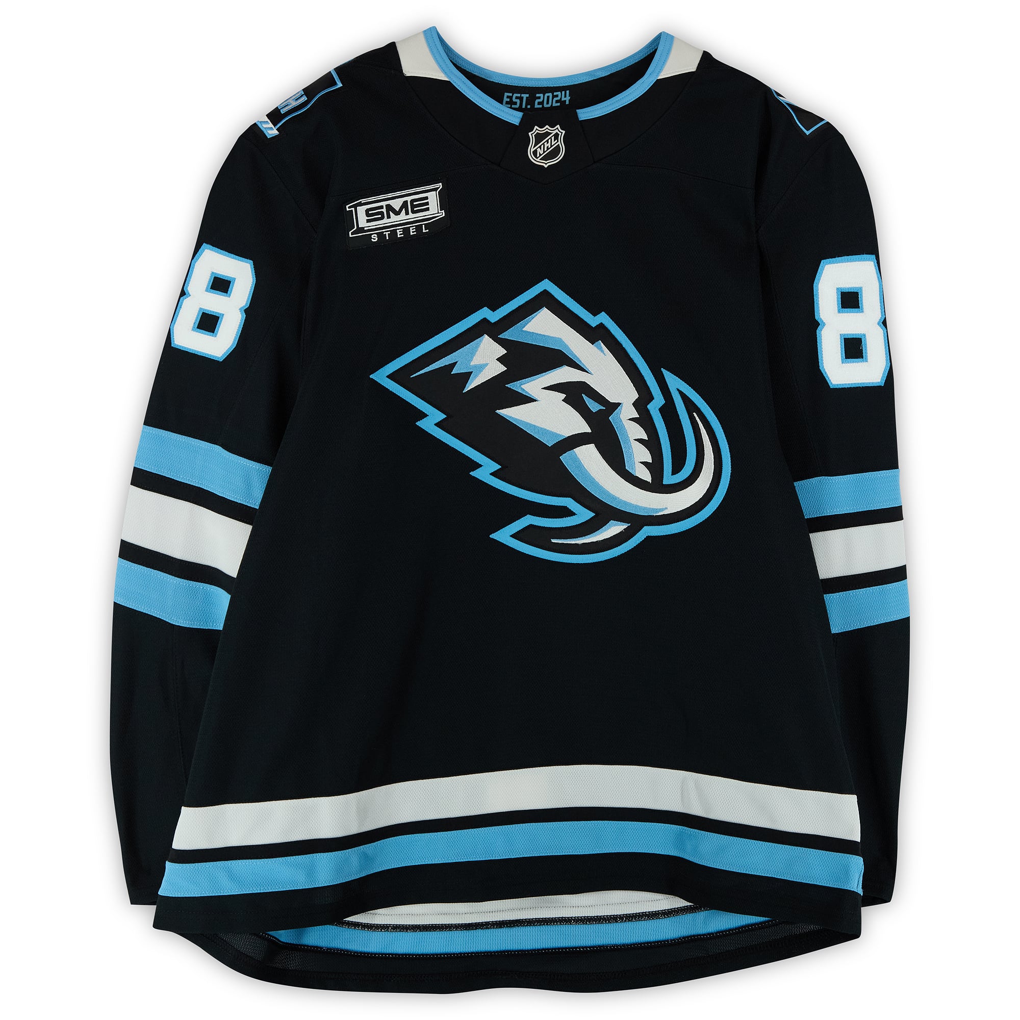 Nate Schmidt Utah Mammoth Game-Used #88 Black Jersey Worn During Round One of the 2026 Stanley Cup Playoffs vs. Vegas Golden Knights