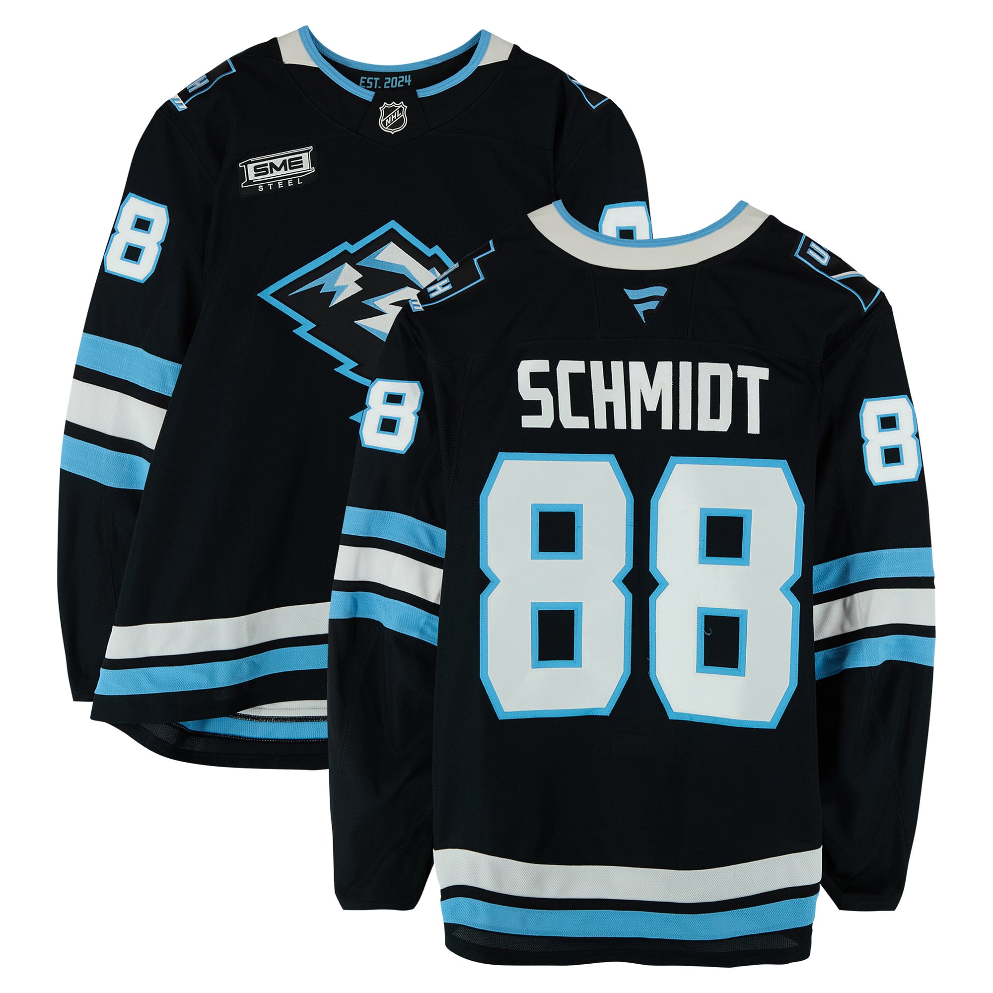 Nate Schmidt Utah Mammoth Game-Used #88 Black Jersey Worn During Round One of the 2026 Stanley Cup Playoffs vs. Vegas Golden Knights