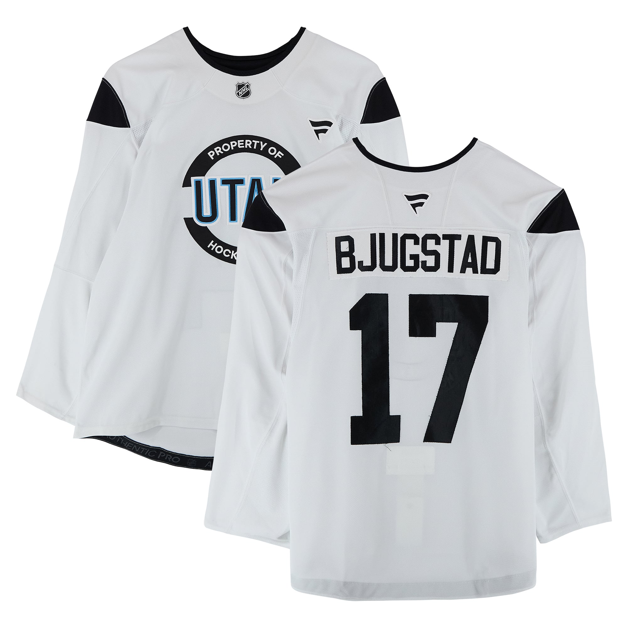 Nick Bjugstad Utah Mammoth Practice-Used #17 Jersey from the 2024-25 NHL Season
