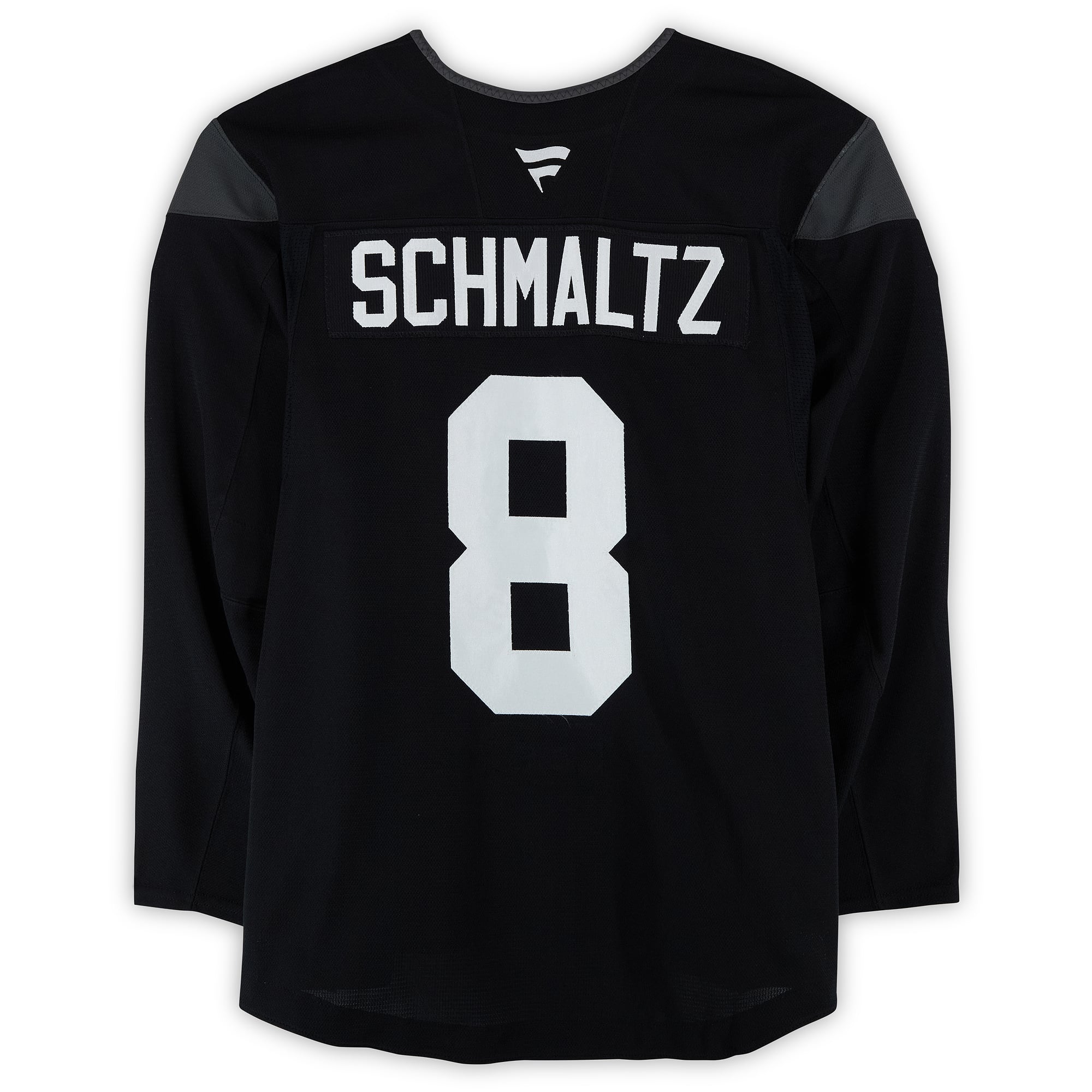 Nick Schmaltz Utah Mammoth Practice-Used #8 Black Jersey from the 2024-25 NHL Season