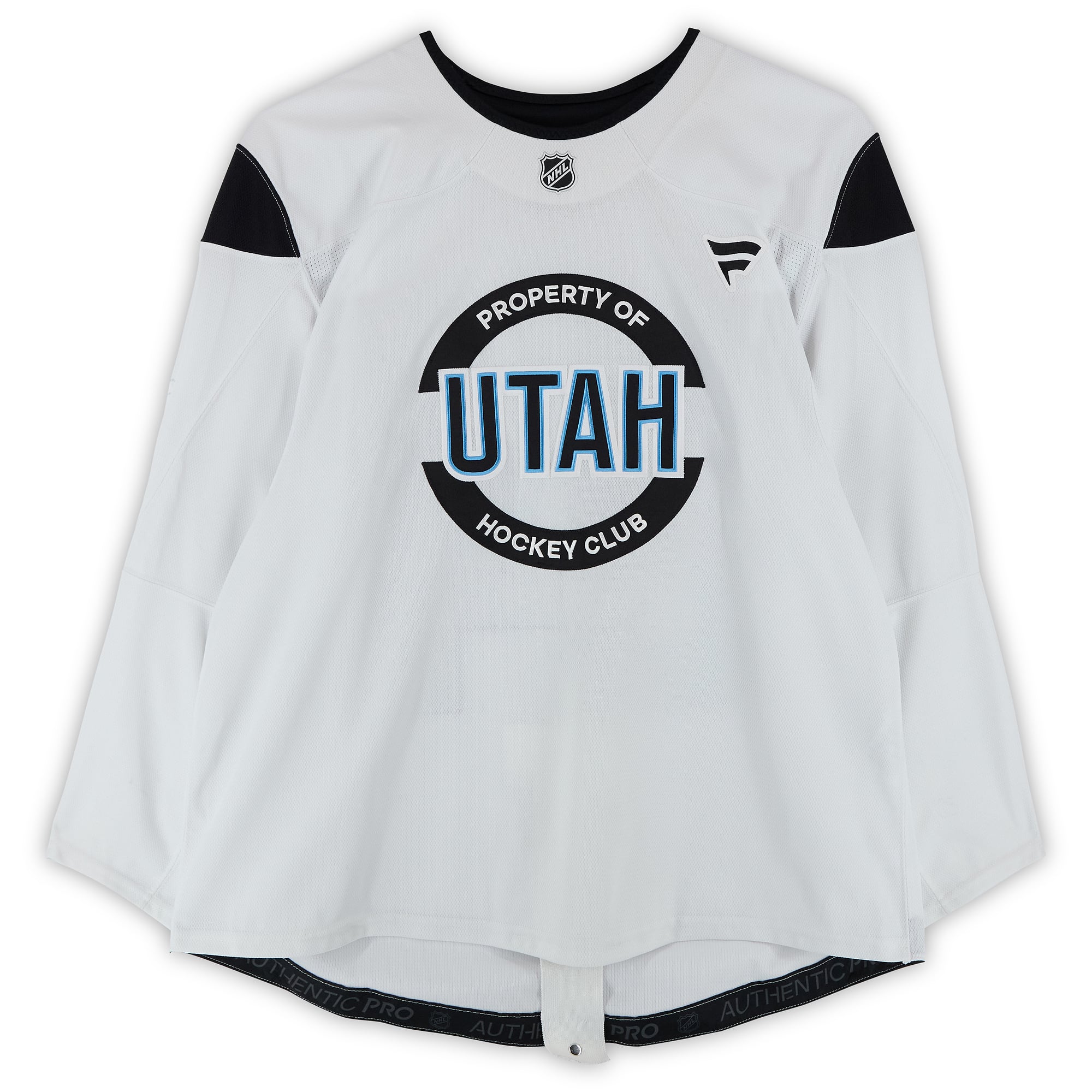 Noel Nordh Utah Hockey Club Practice-Used #45 White Jersey from the 2024-25 NHL Season
