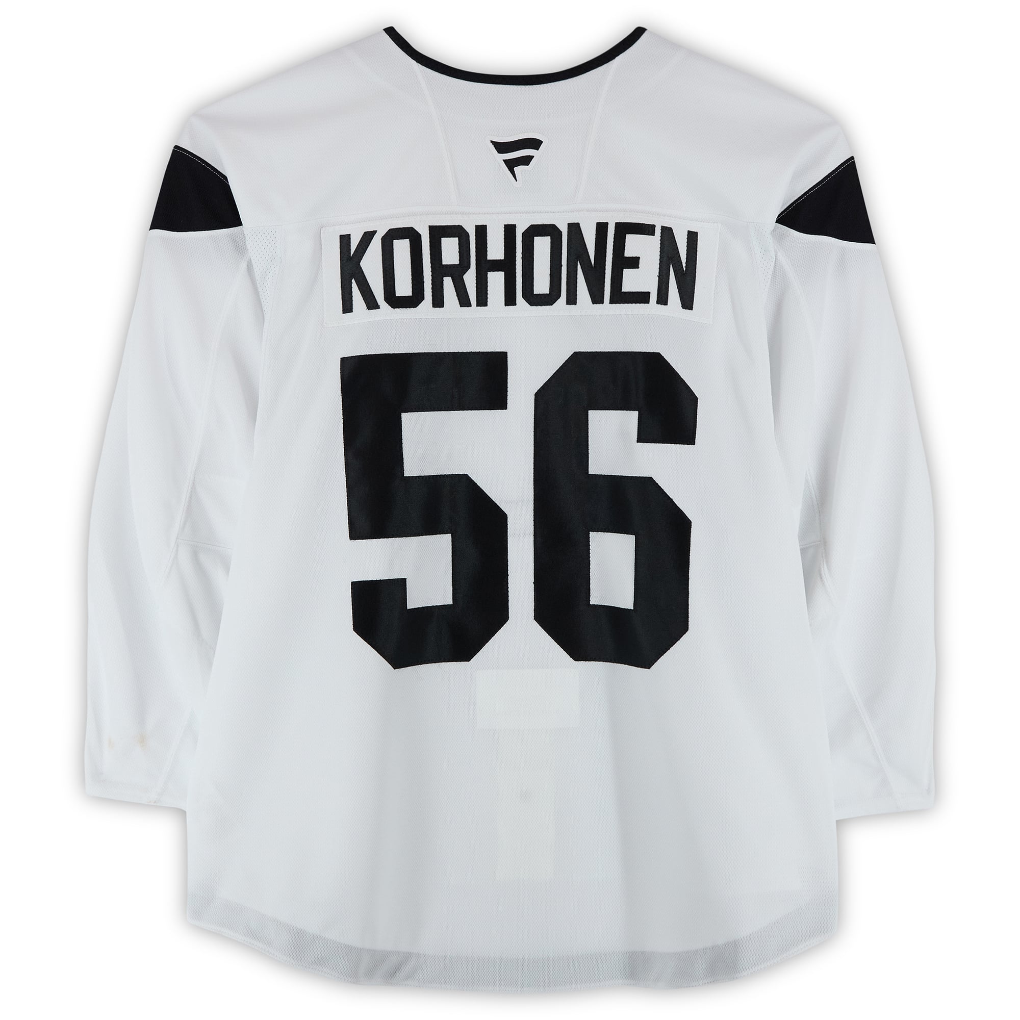 Rasmus Korhonen Utah Hockey Club Practice-Used #56 White Jersey from the 2024-25 NHL Season