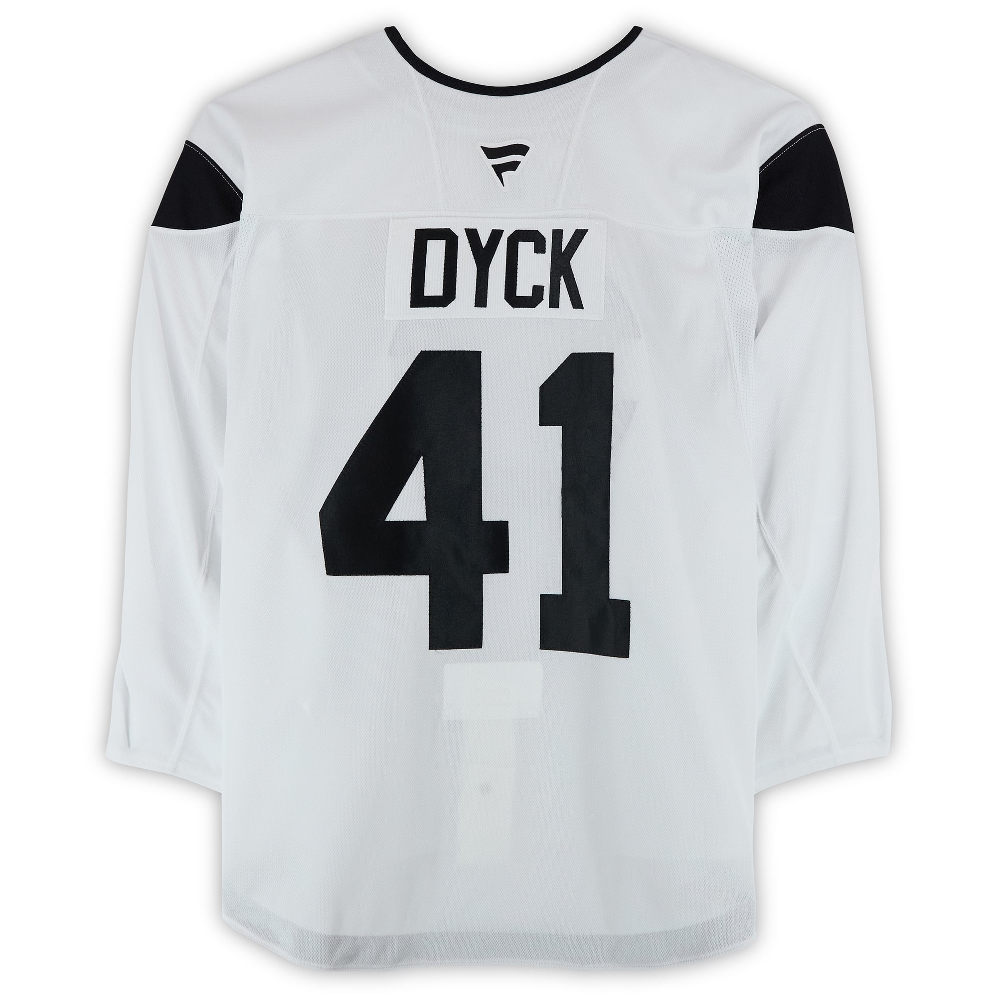 Reid Dyck Utah Hockey Club Practice-Used #41 White Jersey from the 2024-25 NHL Season