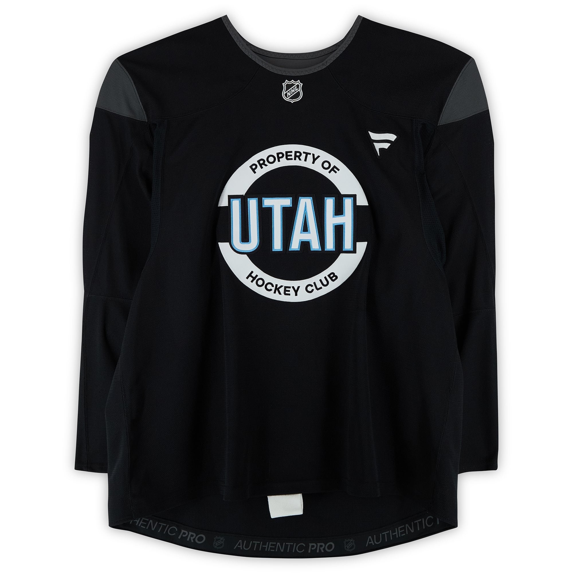 Reid Dyck Utah Mammoth Practice-Used #41 Black Jersey from the 2024-25 NHL Season