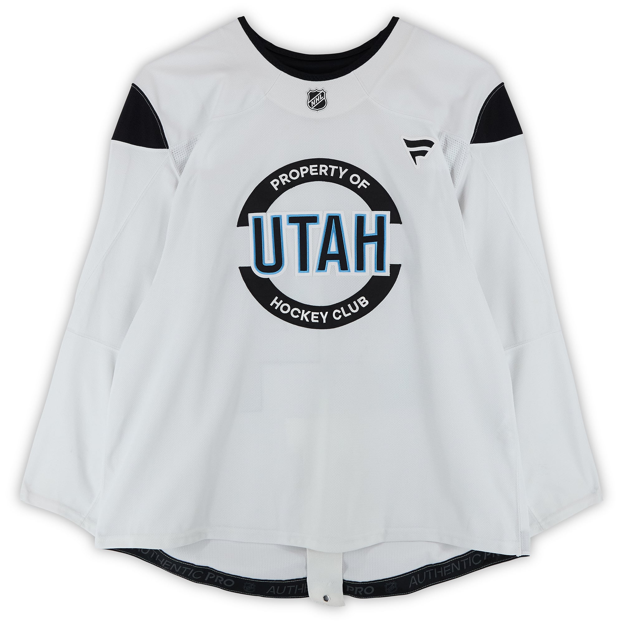 Ryan McGregor Utah Mammoth Practice-Used #16 White Jersey from the 2024-25 NHL Season