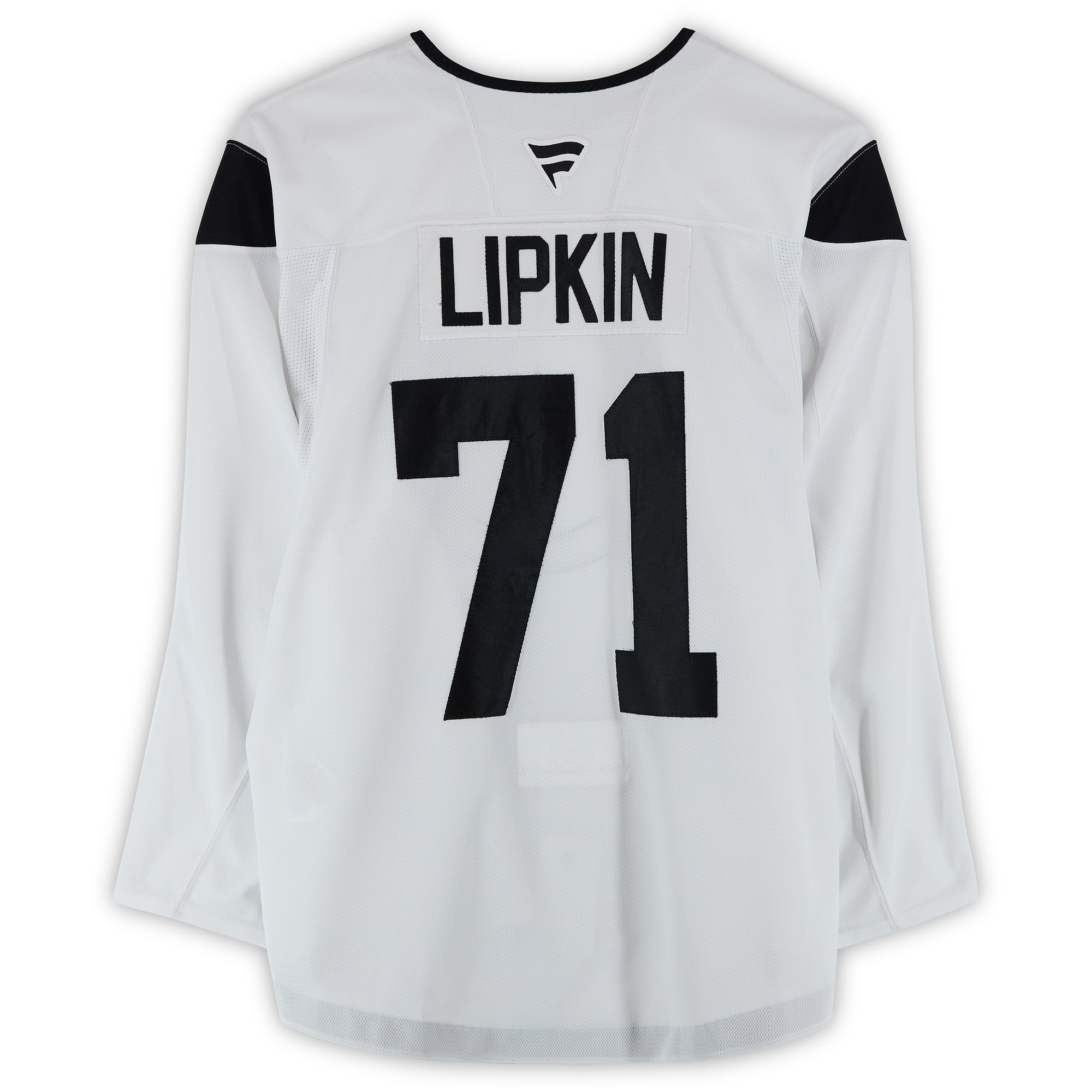 Sam Lipkin Utah Hockey Club Practice-Used #71 White Jersey from the 2024-25 NHL Season