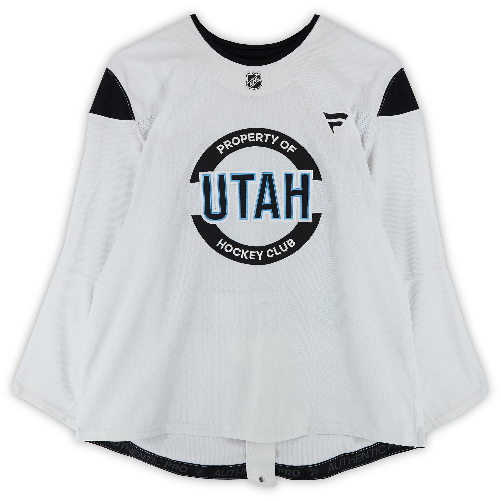 Sam Lipkin Utah Hockey Club Practice-Used #71 White Jersey from the 2024-25 NHL Season