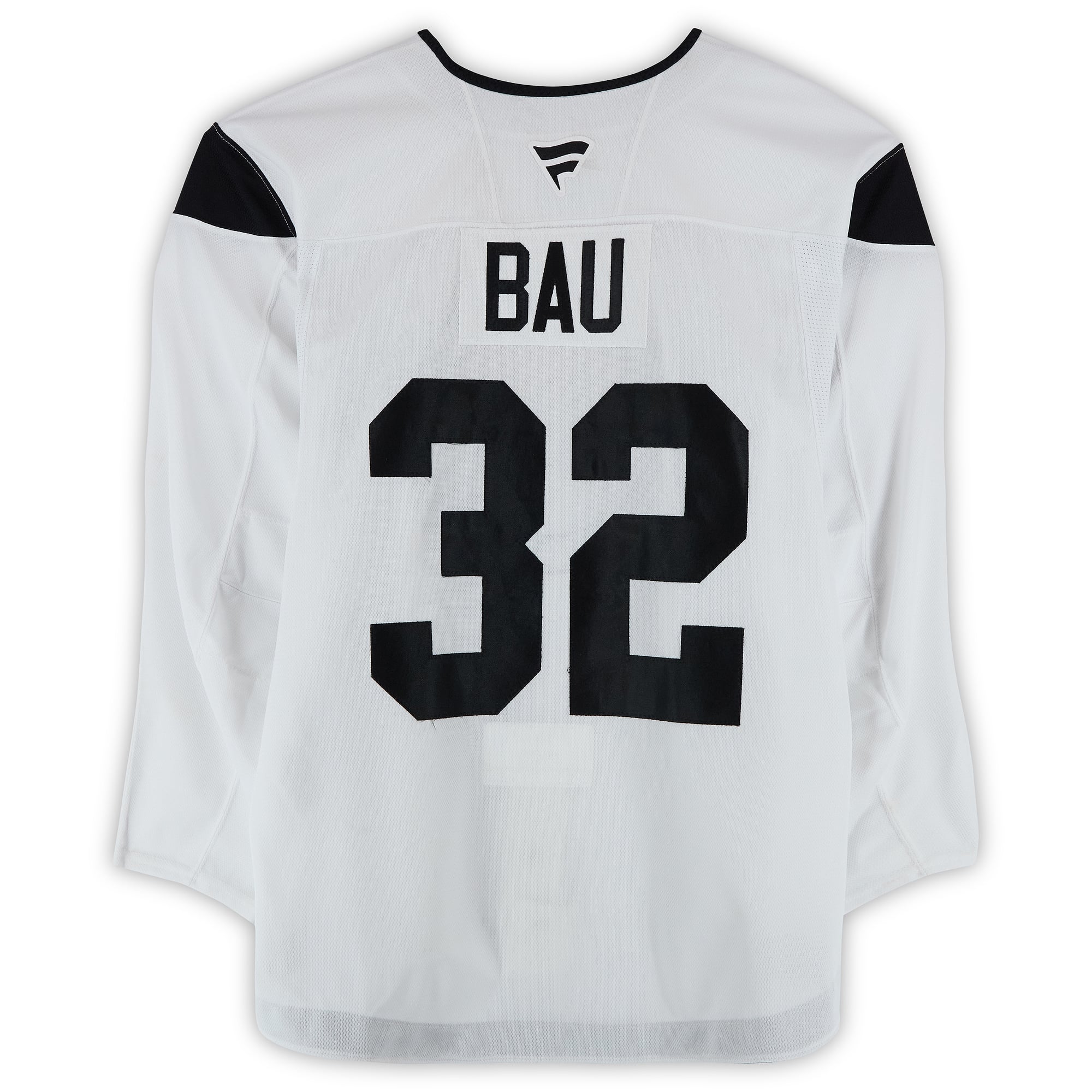 Samu Bau Utah Hockey Club Practice-Used #32 White Jersey from the 2024-25 NHL Season