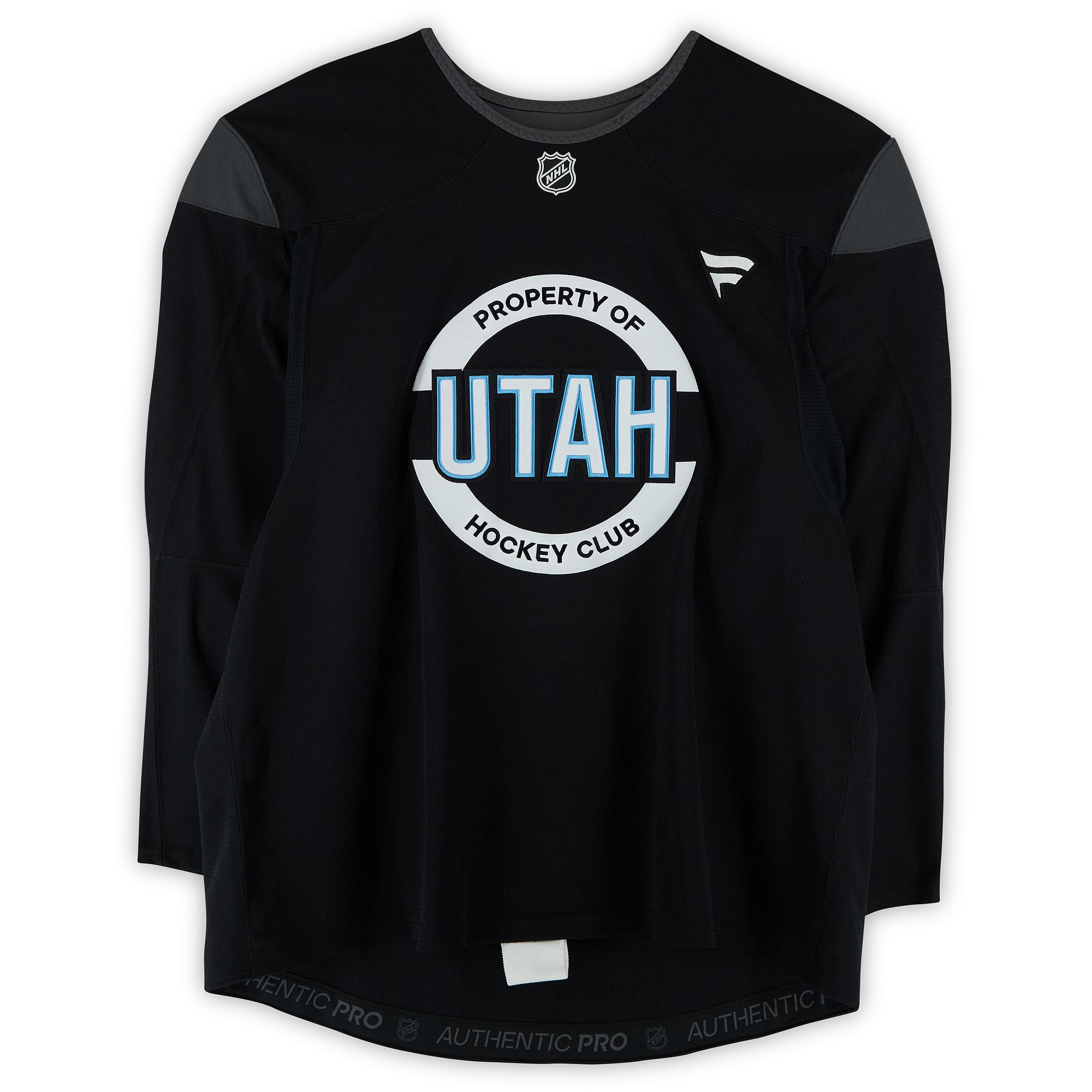 Samu Bau Utah Mammoth Practice-Used #32 Black Jersey from the 2024-25 NHL Season