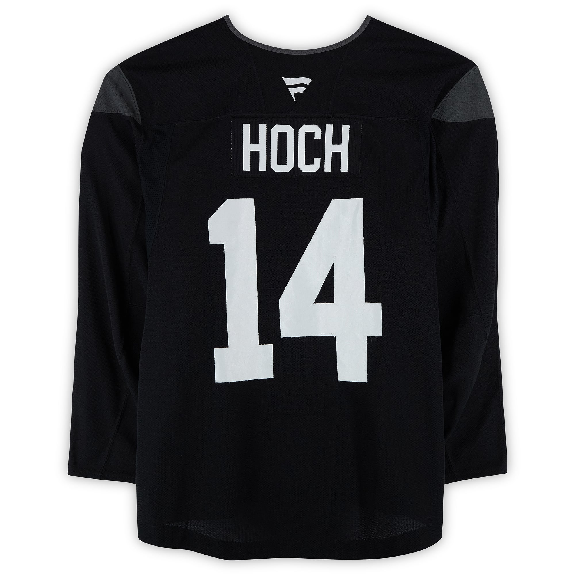 Stepan Hoch Utah Mammoth Practice-Used #14 Black Jersey from the 2024-25 NHL Season