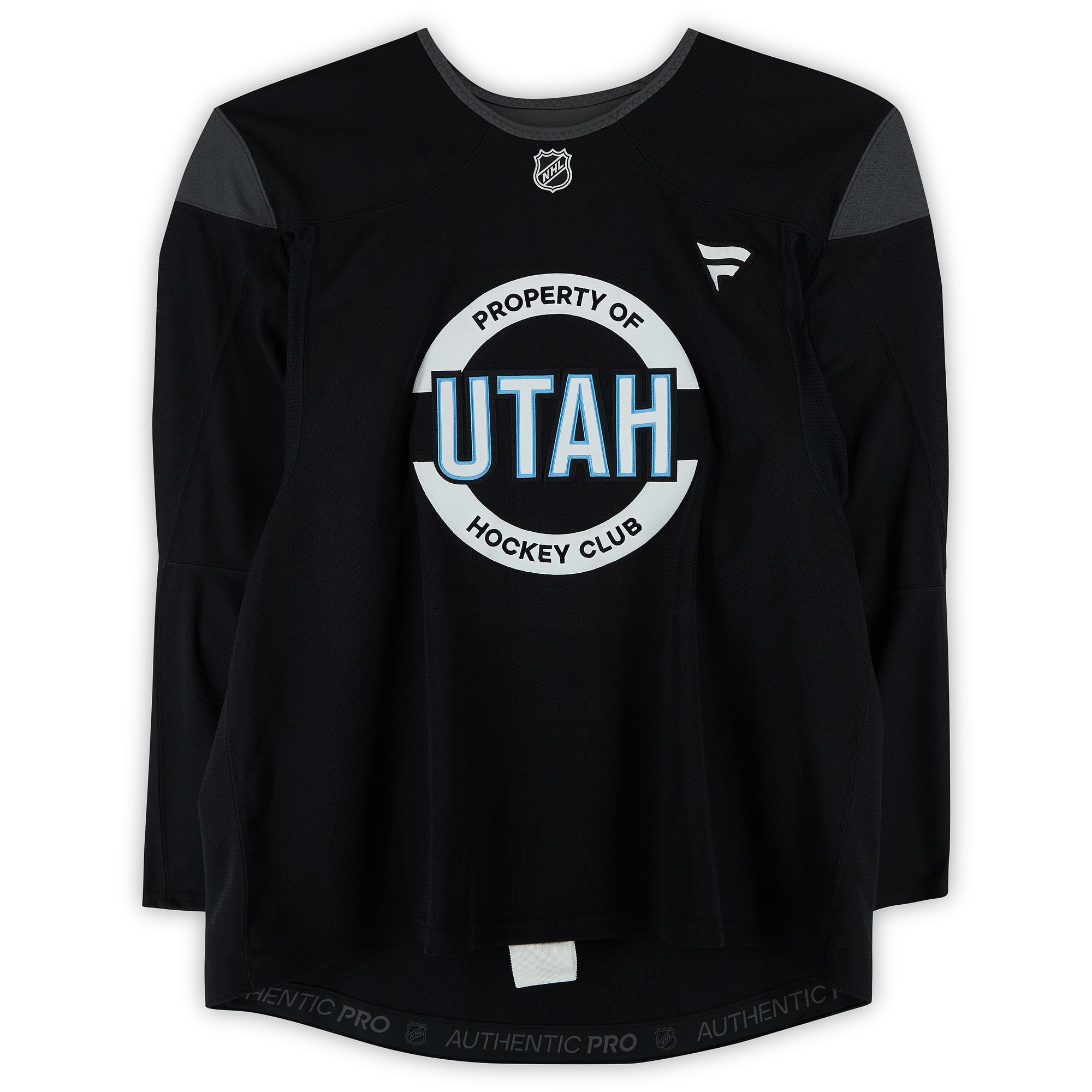 Stepan Hoch Utah Mammoth Practice-Used #14 Black Jersey from the 2024-25 NHL Season
