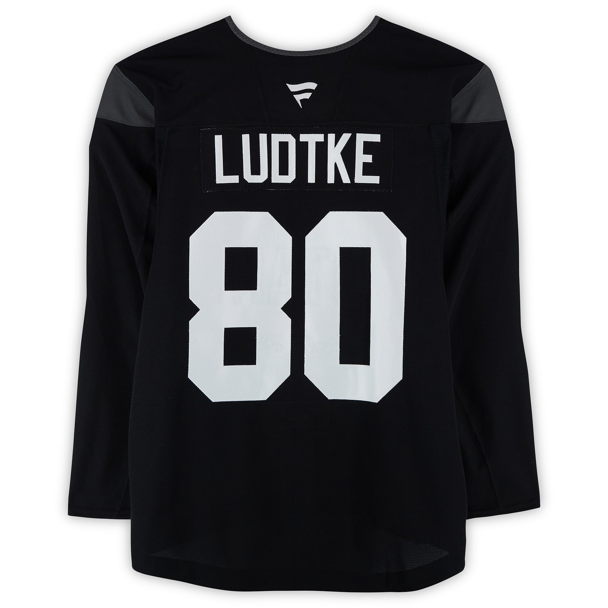 Tanner Ludtke Utah Mammoth Practice-Used #80 Jersey from the 2024-25 NHL Season
