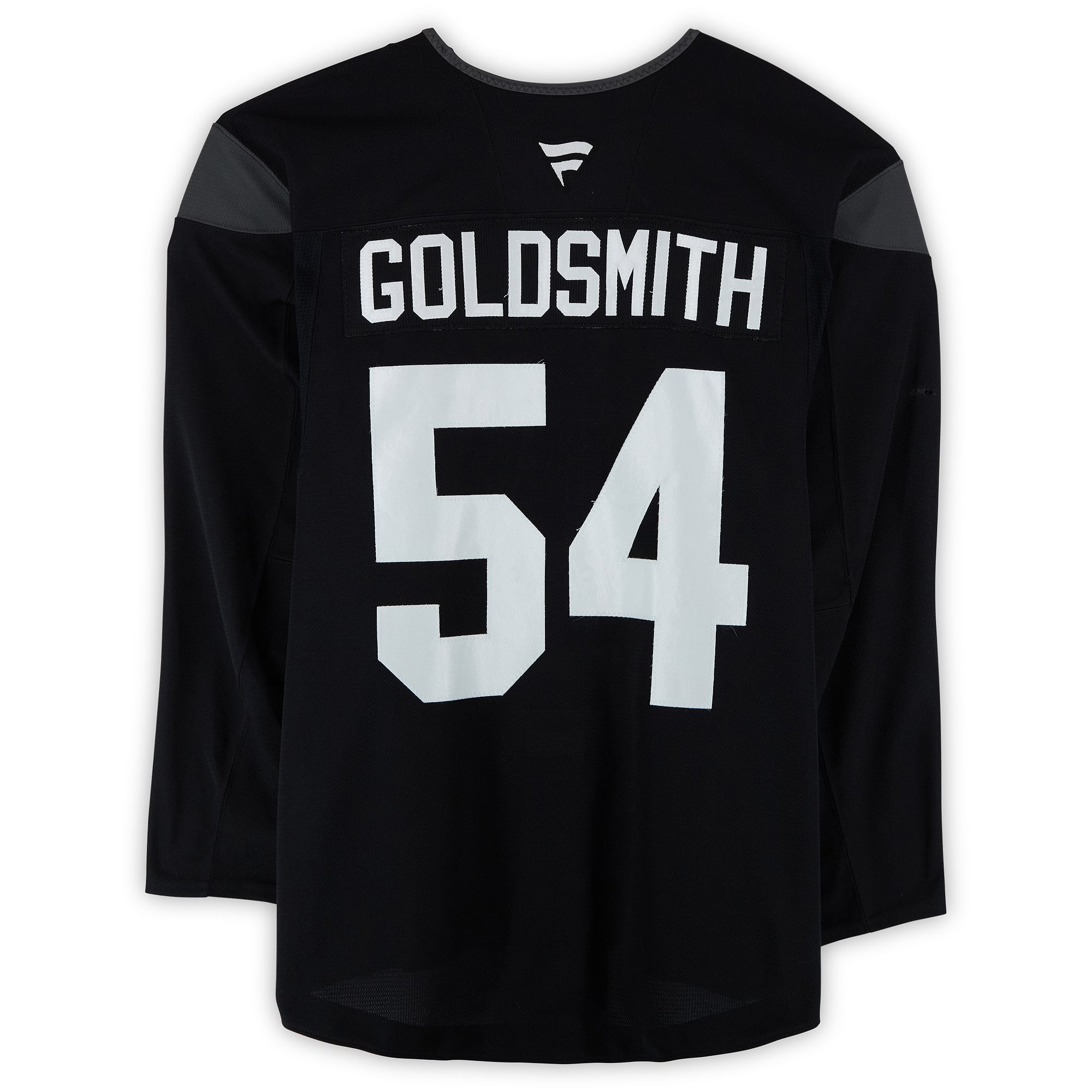 Terrell Goldsmith Utah Mammoth Practice-Used #54 Black Jersey from the 2024-25 NHL Season