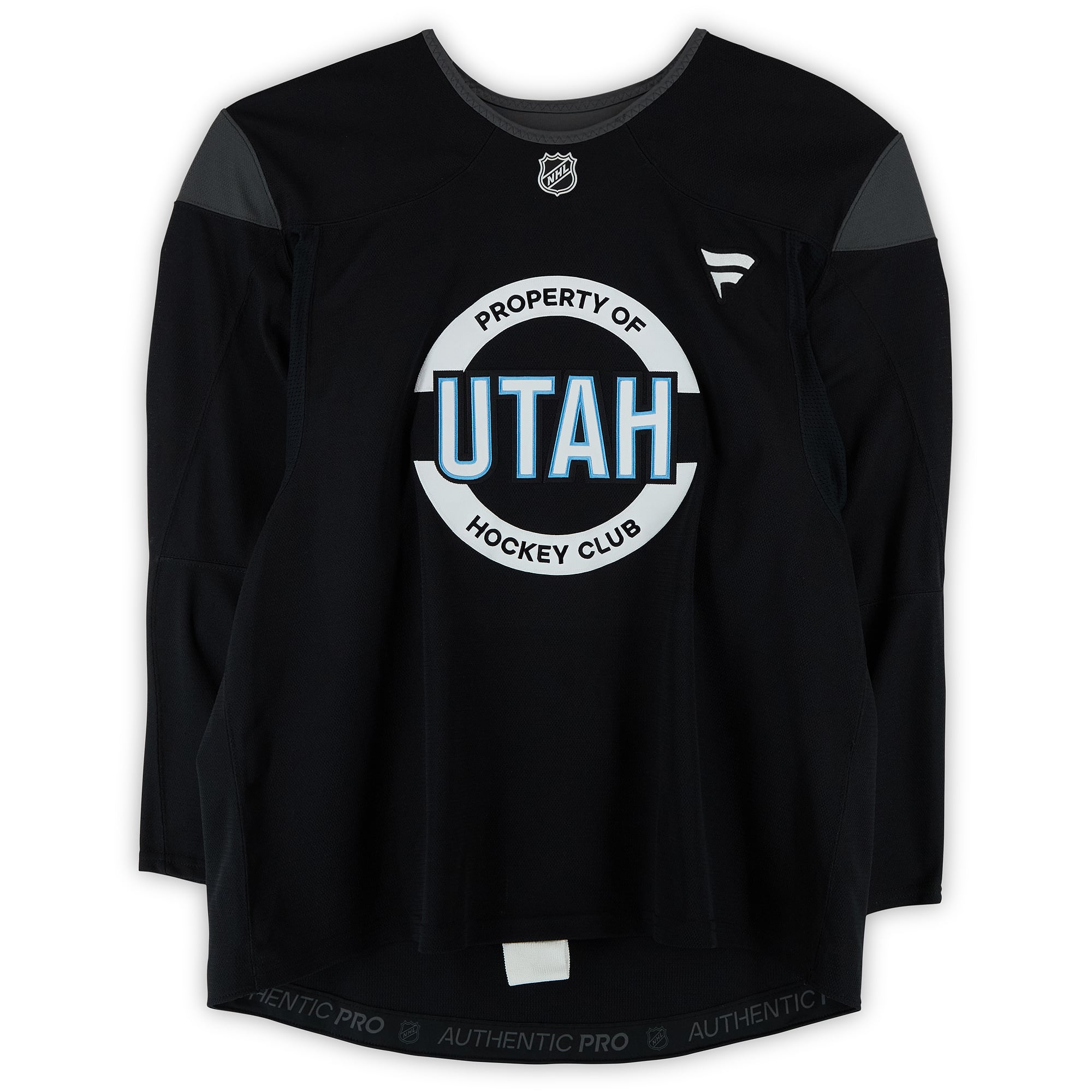 Terrell Goldsmith Utah Mammoth Practice-Used #54 Black Jersey from the 2024-25 NHL Season