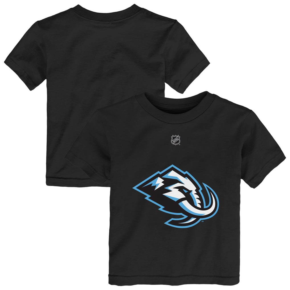 T-shirt Outerstuff noir à logo principal Utah Mammoth pour tout-petit