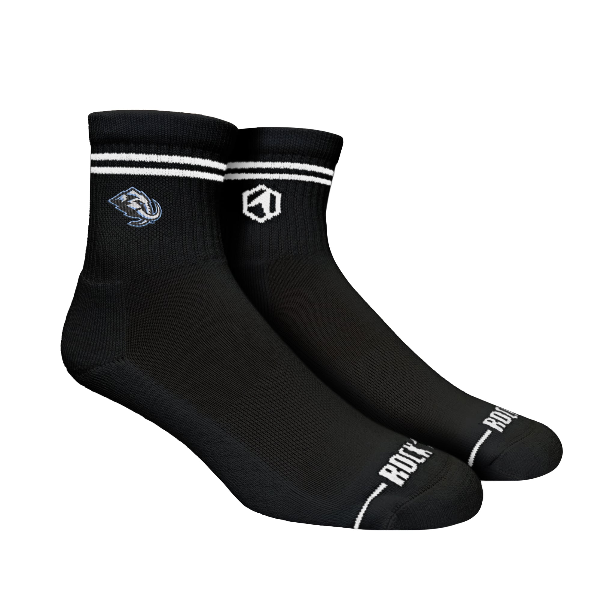 Unisex Rock Em Socks Utah Mammoth Casual Stripe Quarter-Length