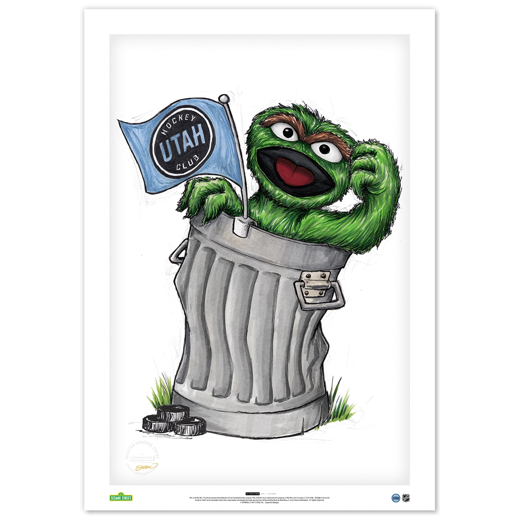 Oscar The Grouch Cartoon Drawing
