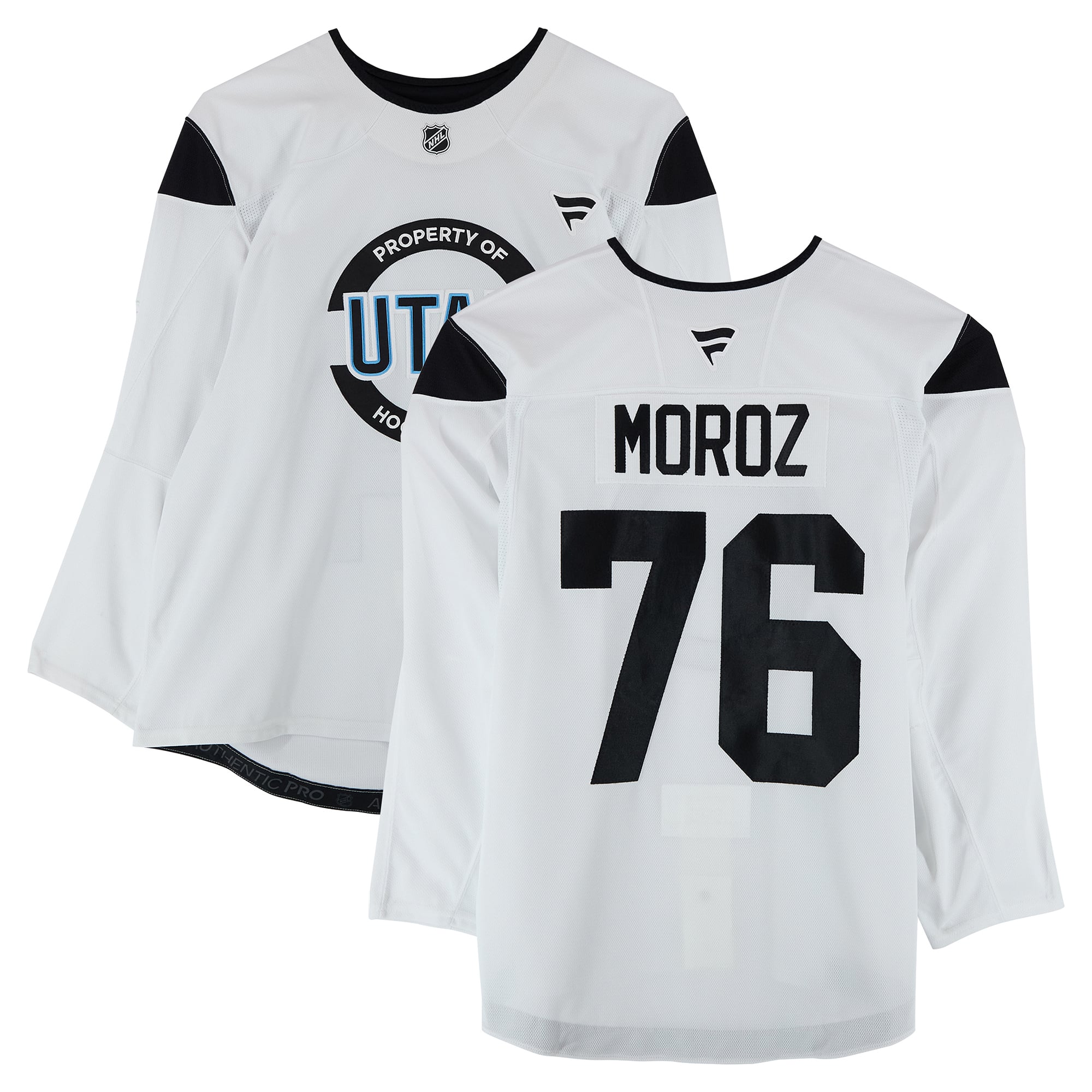 Vadim Moroz Utah Mammoth Practice-Used #76 Jersey from the 2024-25 NHL Season