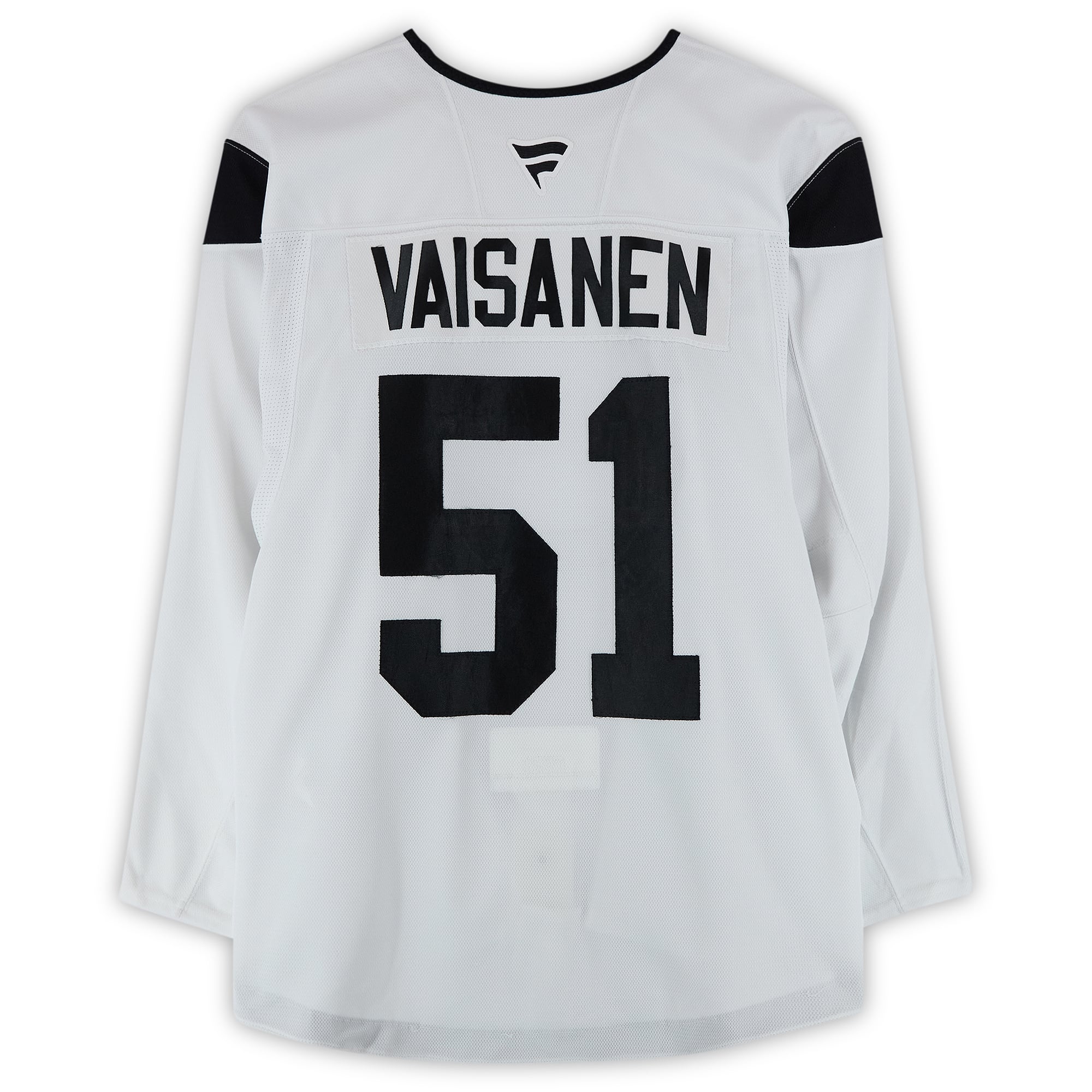 Veeti Vaisanen Utah Hockey Club Practice-Used #51 White Jersey from the 2024-25 NHL Season