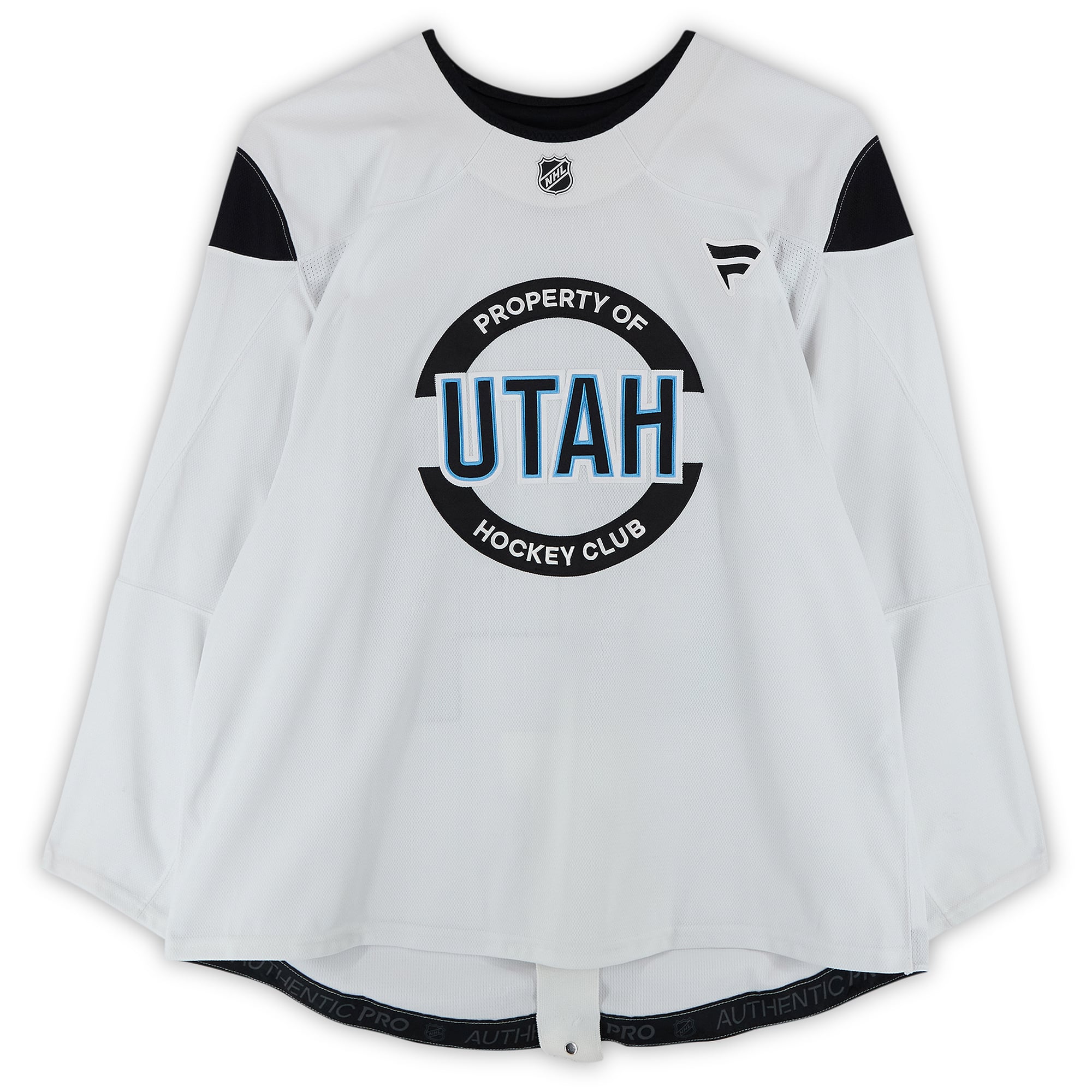Veeti Vaisanen Utah Hockey Club Practice-Used #51 White Jersey from the 2024-25 NHL Season