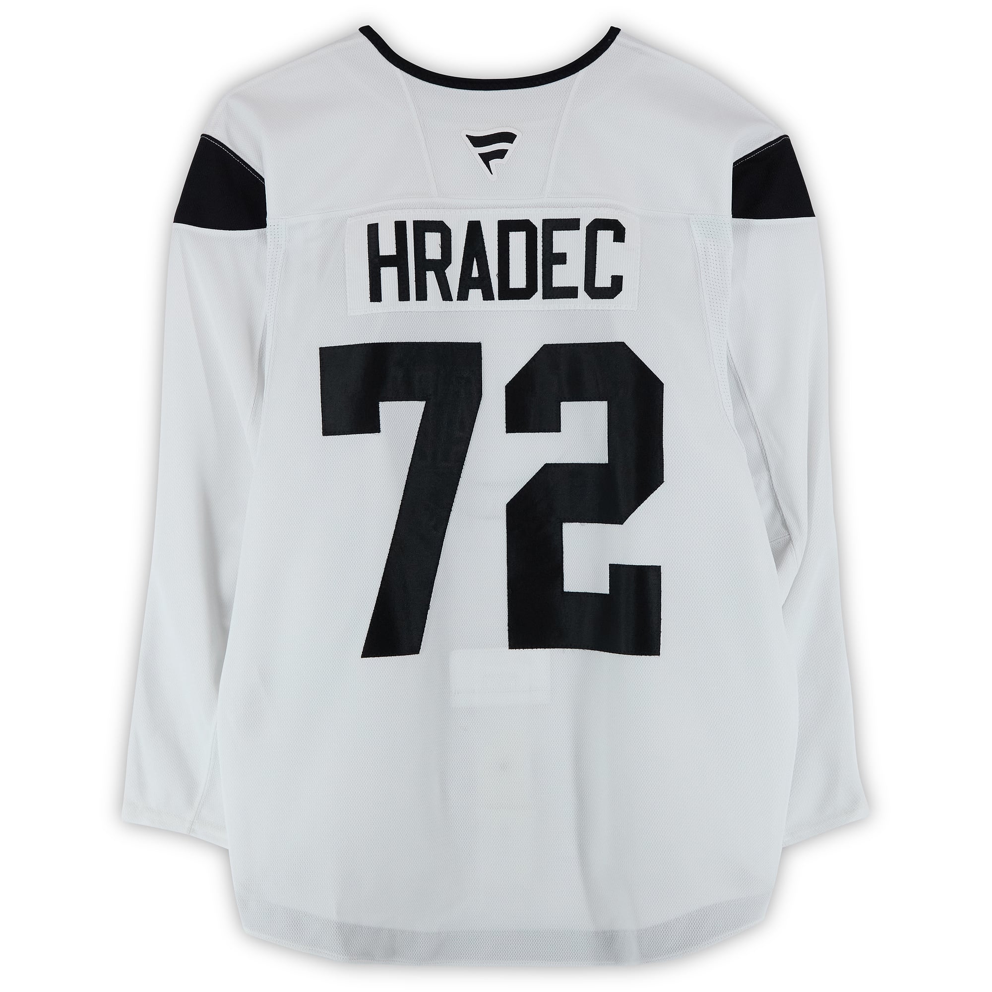 Vojtěch Hradec Utah Hockey Club Practice-Used #72 White Jersey from the 2024-25 NHL Season