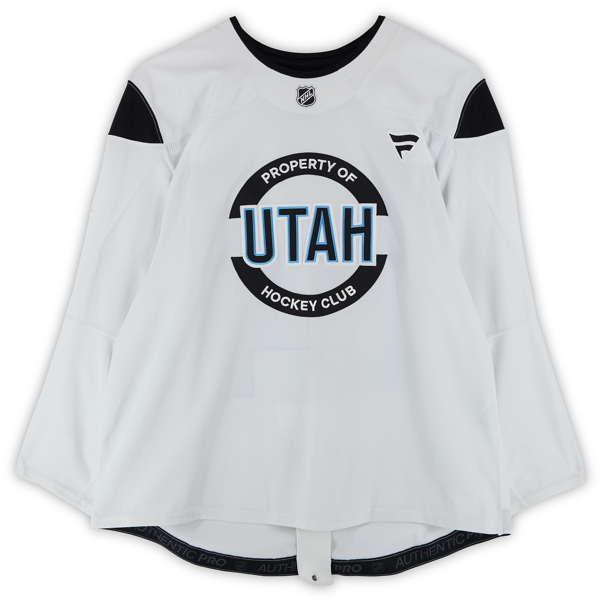 Vojtěch Hradec Utah Hockey Club Practice-Used #72 White Jersey from the 2024-25 NHL Season