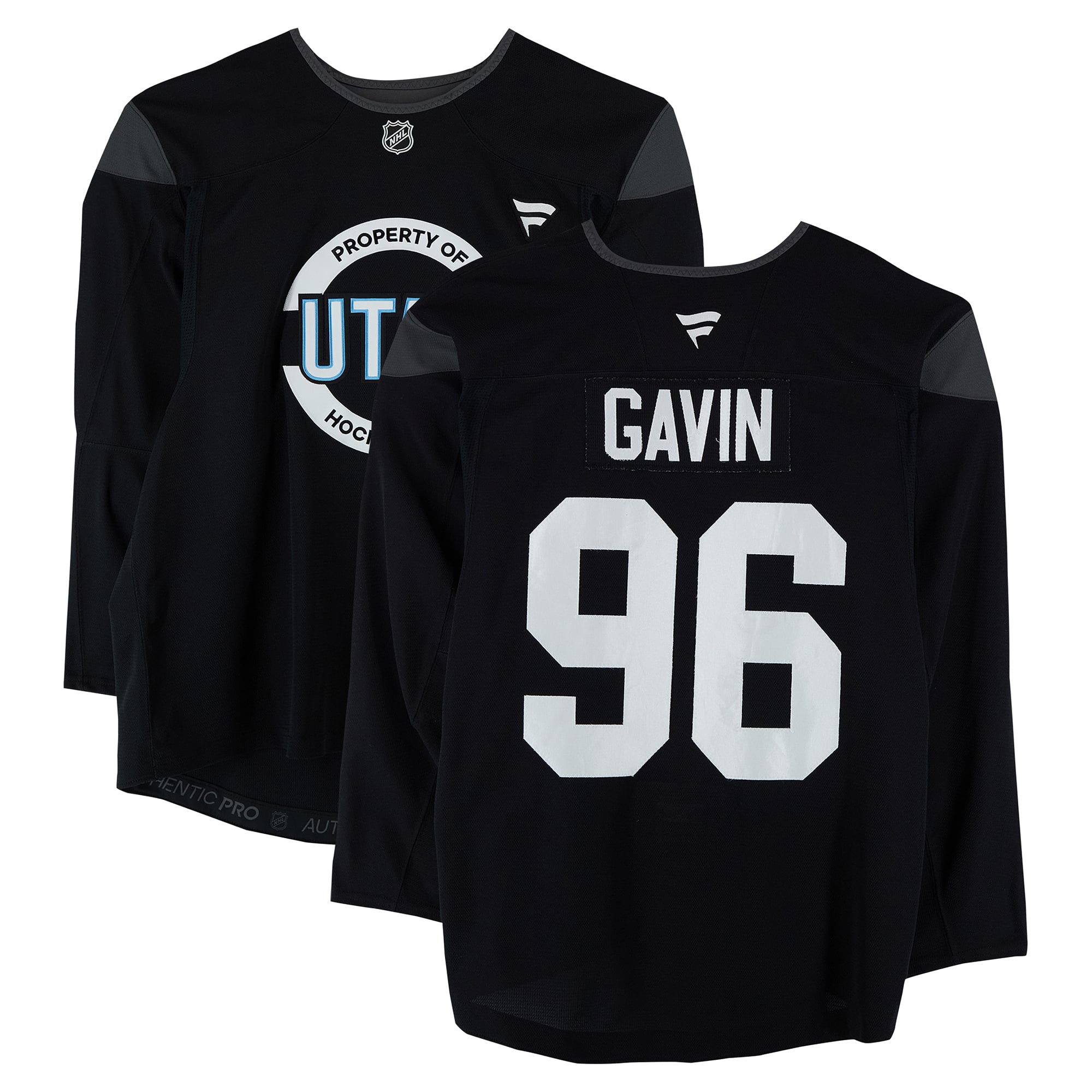 Will Gavin Utah Mammoth Practice-Used #96 Jersey from the 2024-25 NHL Season