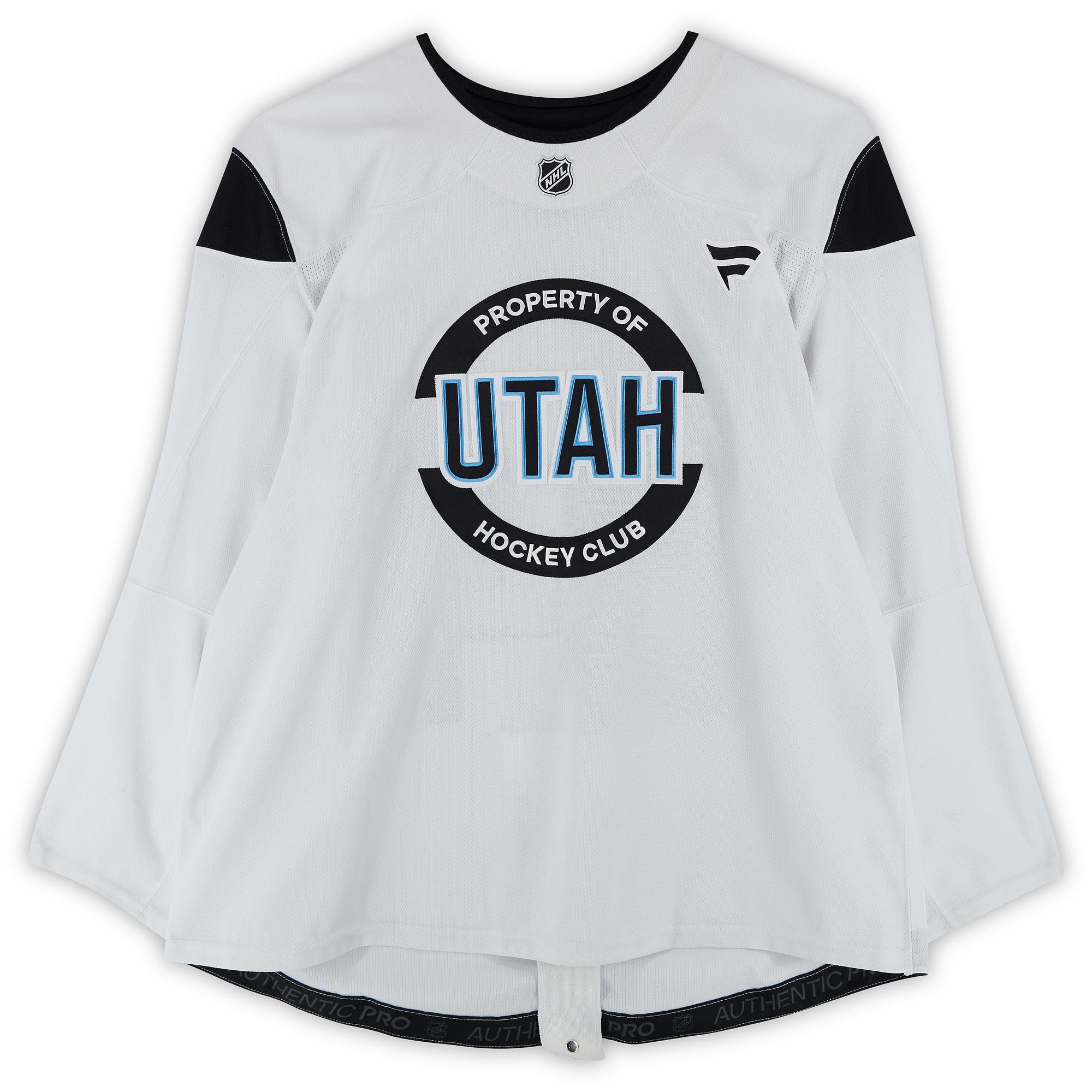 Maillot blanc n° 96 porté à l'entraînement par Will Gavin (Utah Mammoth) lors de la saison 2024-2025 de la LNH