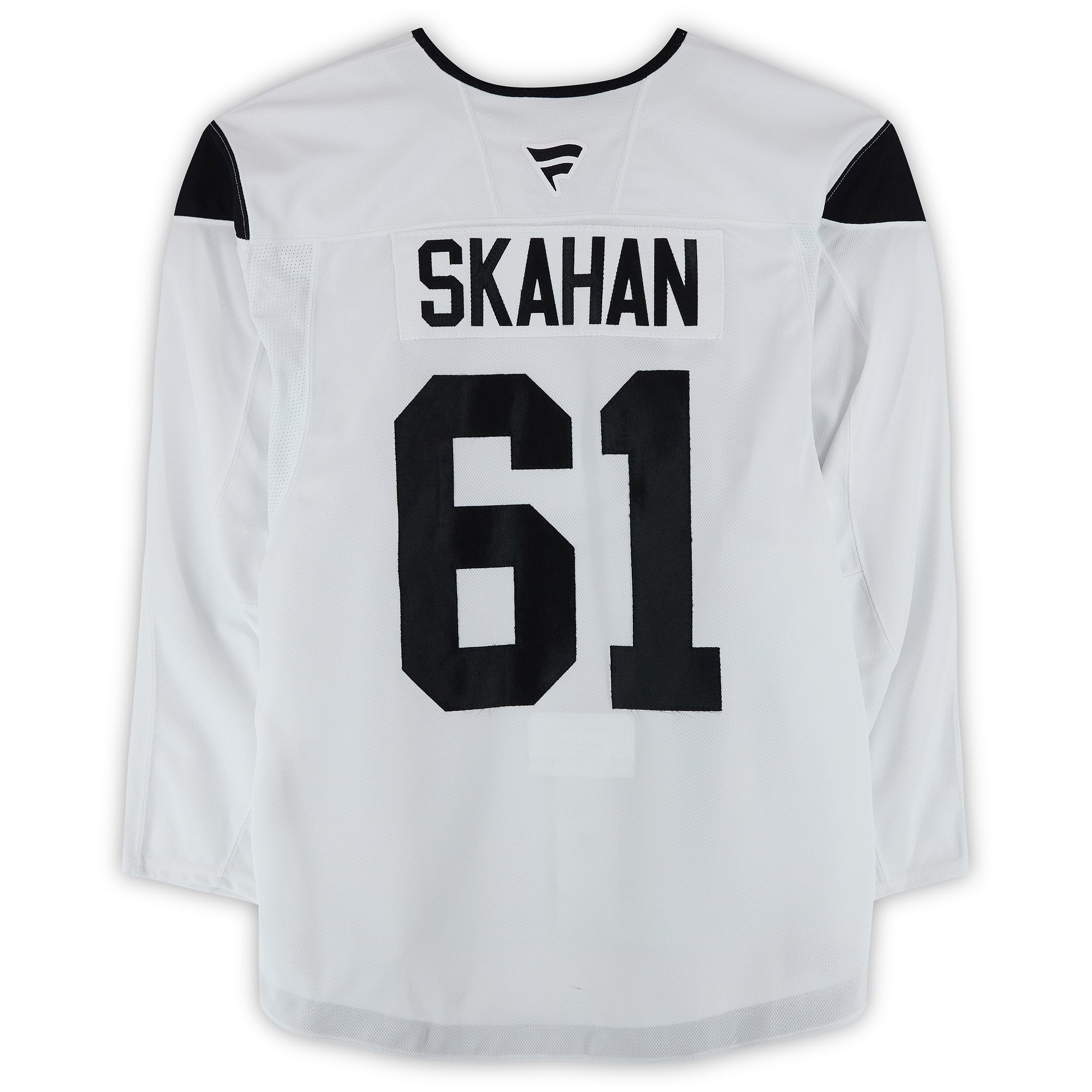 Maillot blanc n° 61 porté à l'entraînement par Will Skahan du Utah Hockey Club lors de la saison 2024-2025 de la LNH
