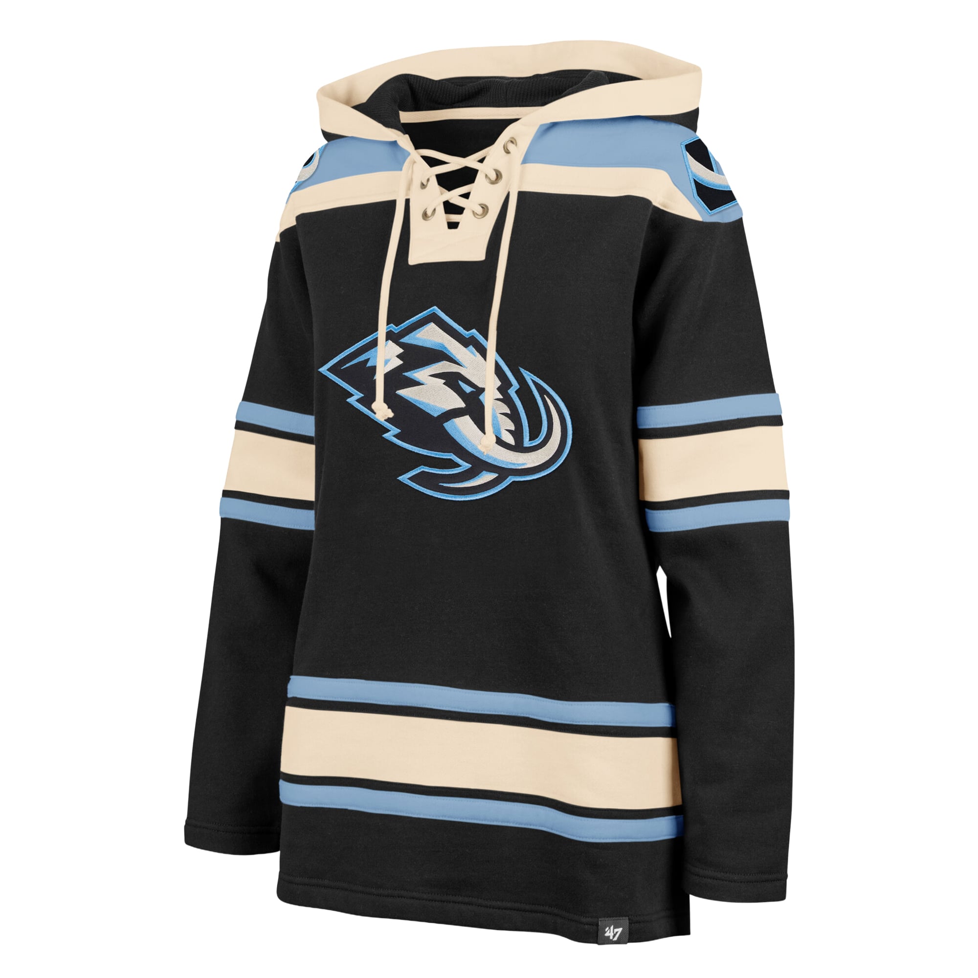 Sweat à capuche lacets Superior Lacer noir Utah Mammoth '47 pour femme