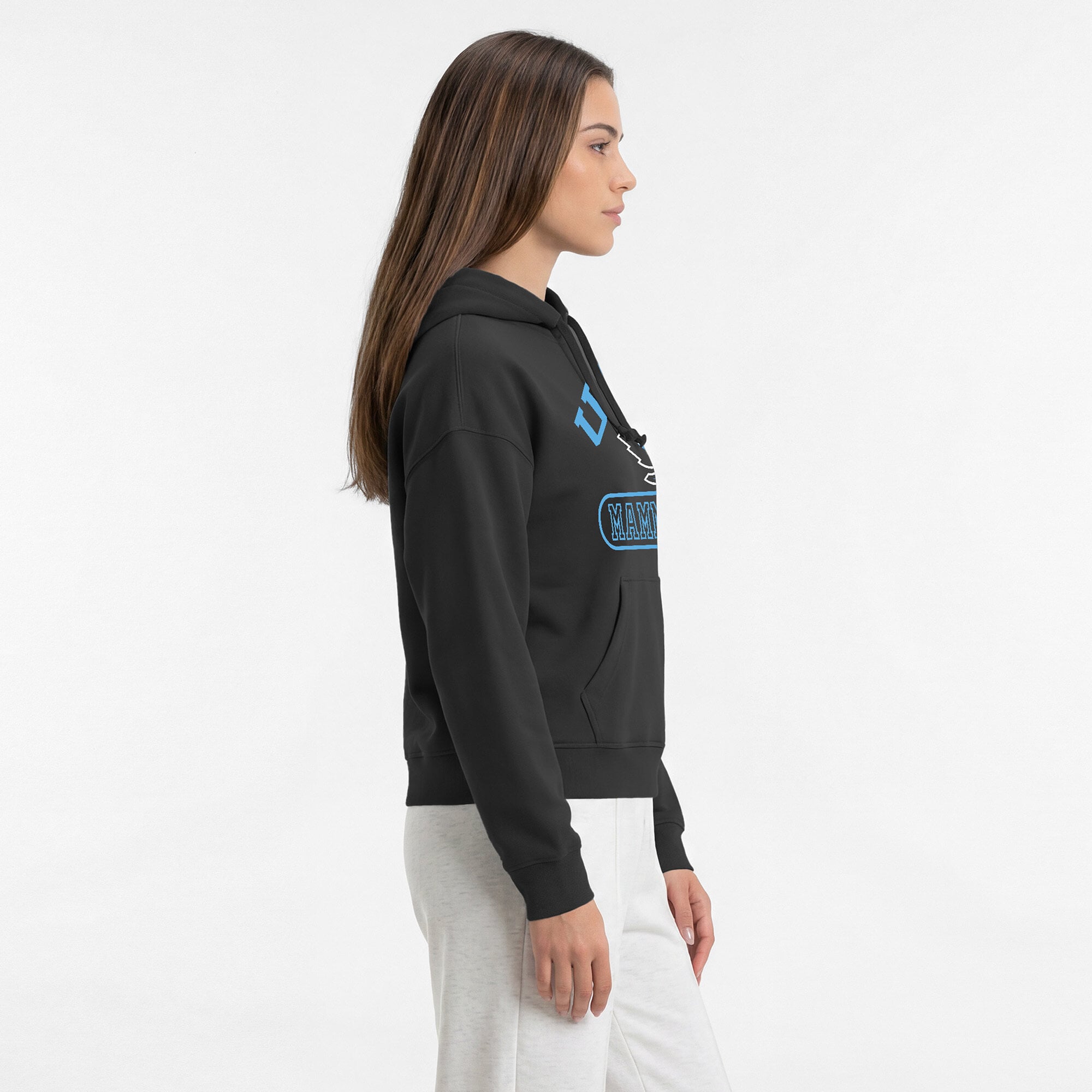 Sweat à capuche Champion noir Utah Mammoth Arched Pill Box pour femme