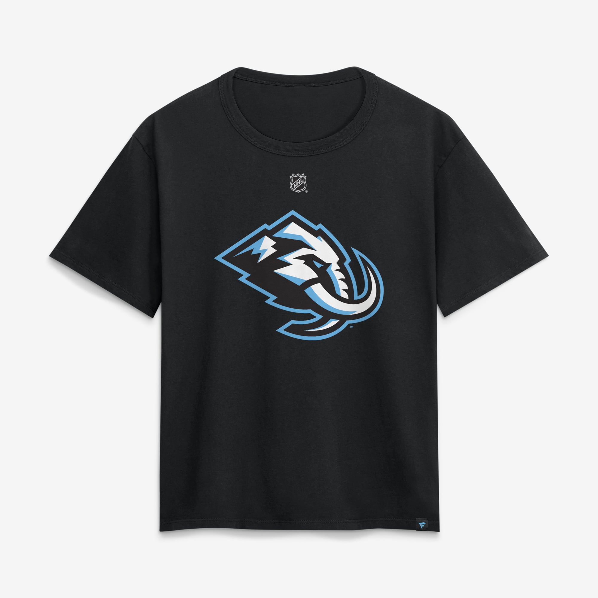 T-shirt authentique Fanatics Anders Lee Black Utah Mammoth pour femmes, avec nom et numéro.