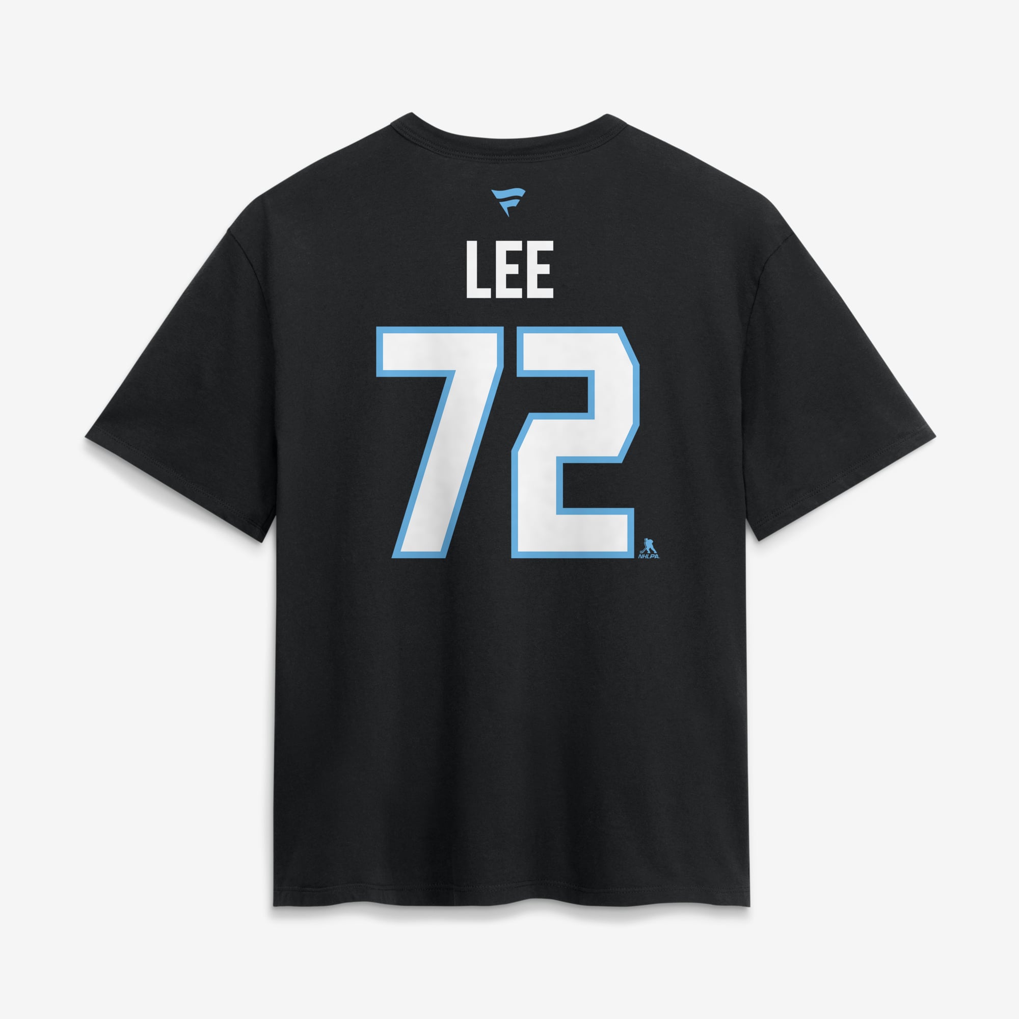 T-shirt authentique Fanatics Anders Lee Black Utah Mammoth pour femmes, avec nom et numéro.