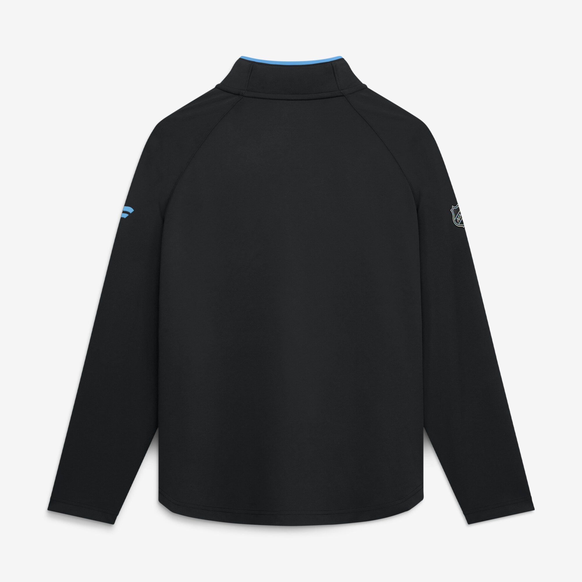 Women's Fanatics Black Utah Mammoth Authentic Pro Rink Lightweight Quarter-Zip Pullover