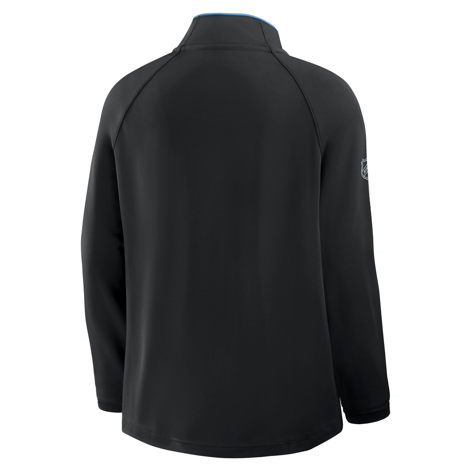 Women's Fanatics Black Utah Mammoth Authentic Pro Rink Lightweight Quarter-Zip Pullover