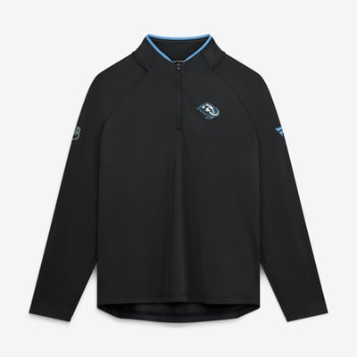 Women's Utah Mammoth Fanatics Black Authentic Pro Rink Lightweight Quarter-Zip Pullover