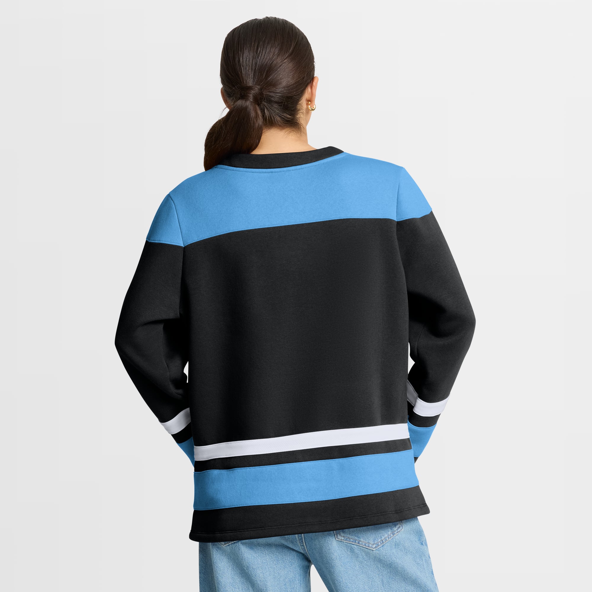 Sweat-shirt à lacets manches longues Utah Mammoth Icing pour femmes Fanatics Black