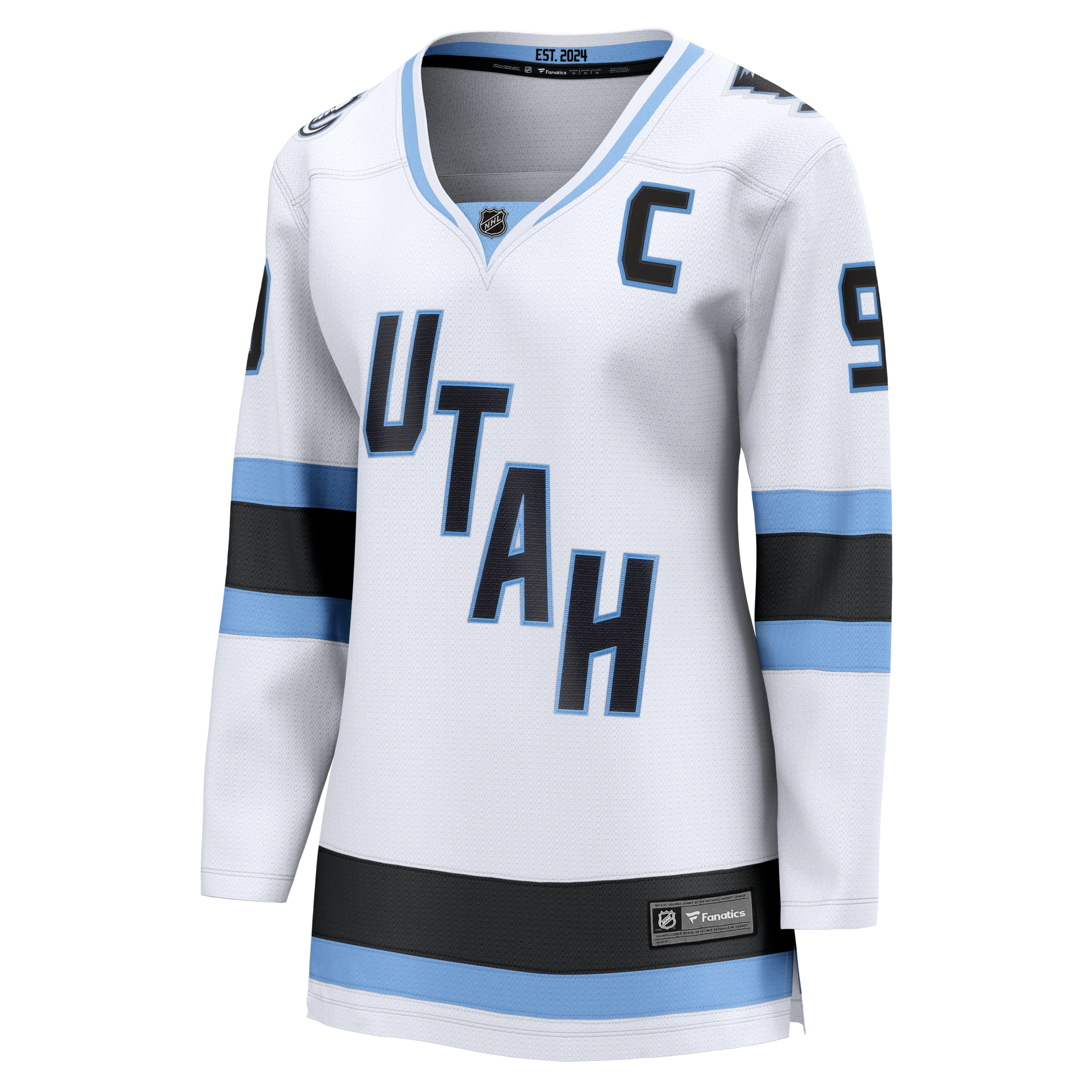 Maillot de capitaine Clayton Keller blanc Utah Mammoth extérieur pour femmes (Fanatics)