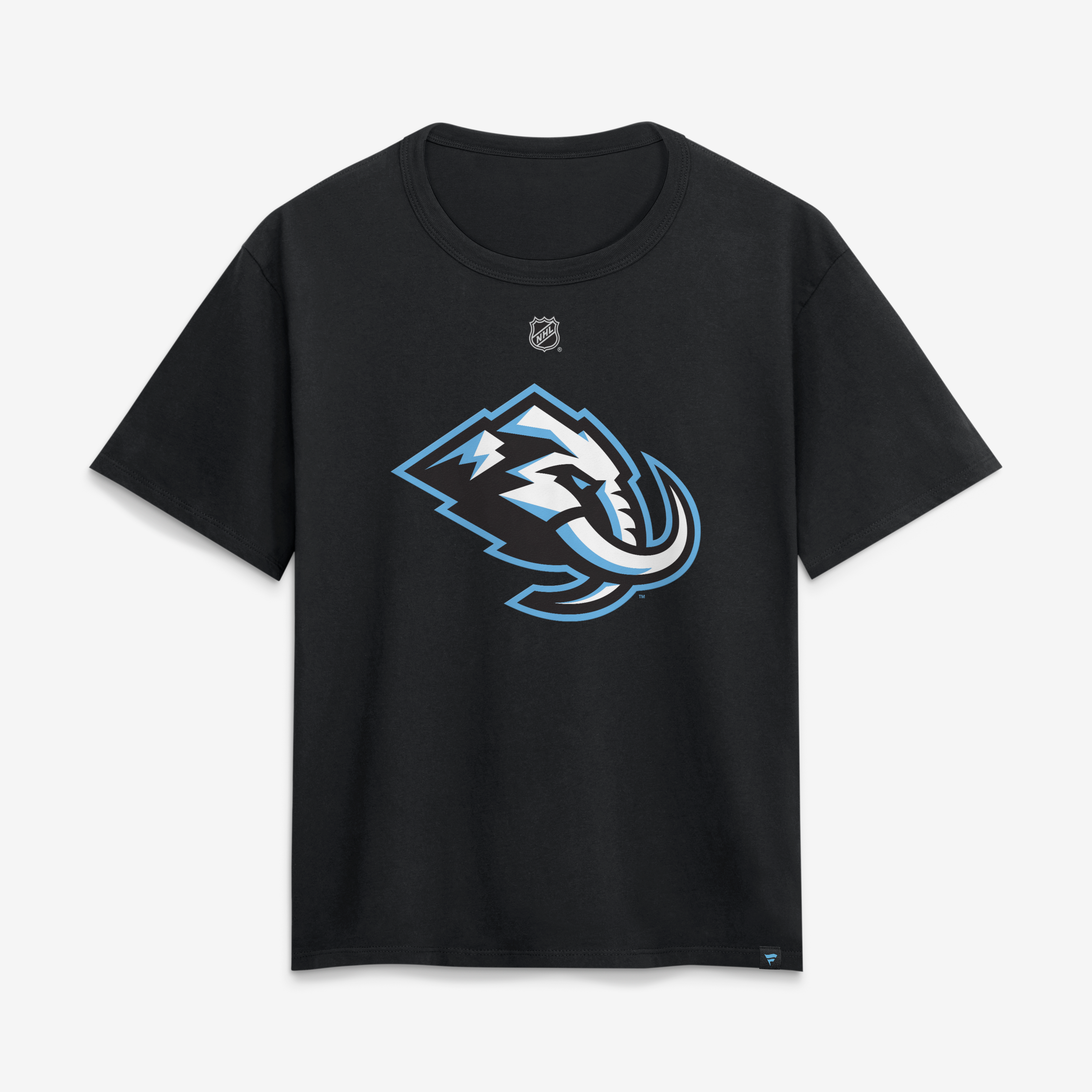 T-shirt authentique Fanatics Vincent Trocheck noir Utah Mammoth pour femme, avec nom et numéro.