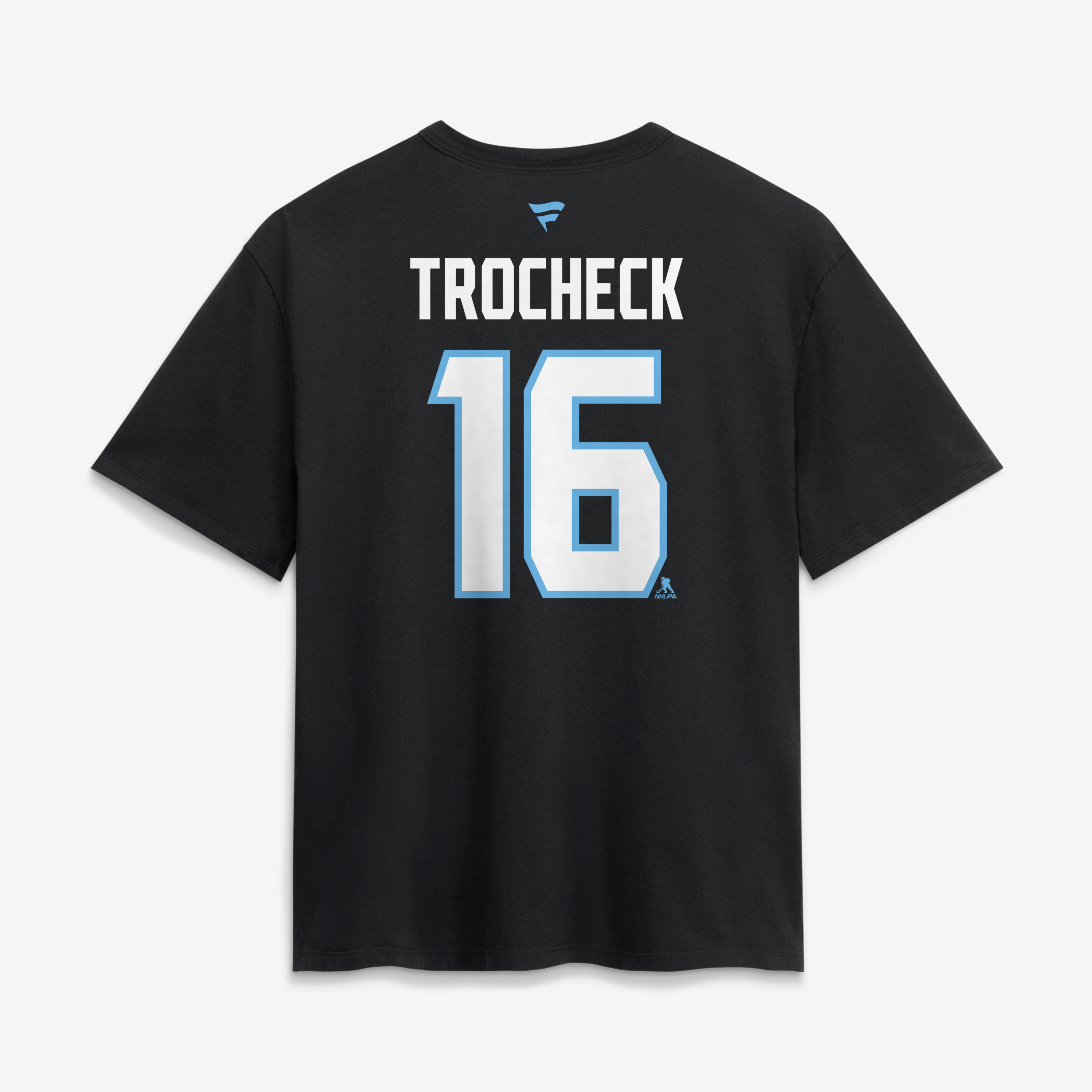 T-shirt authentique Fanatics Vincent Trocheck noir Utah Mammoth pour femme, avec nom et numéro.